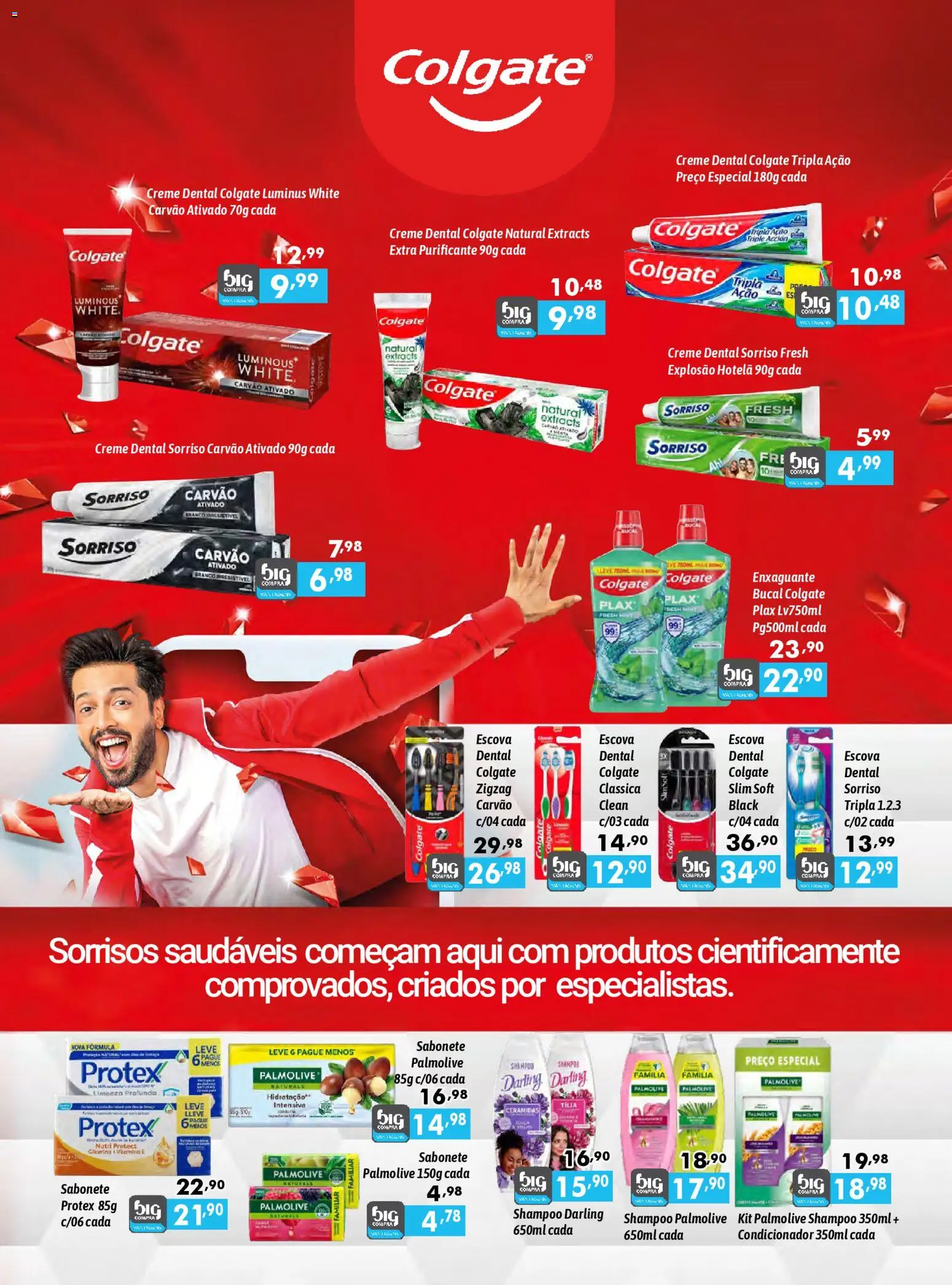 Big Compra Folheto - válido de 07.01.2026 | Página: 19 | Produtos: Condicionador, Creme, Sabonete, Creme dental