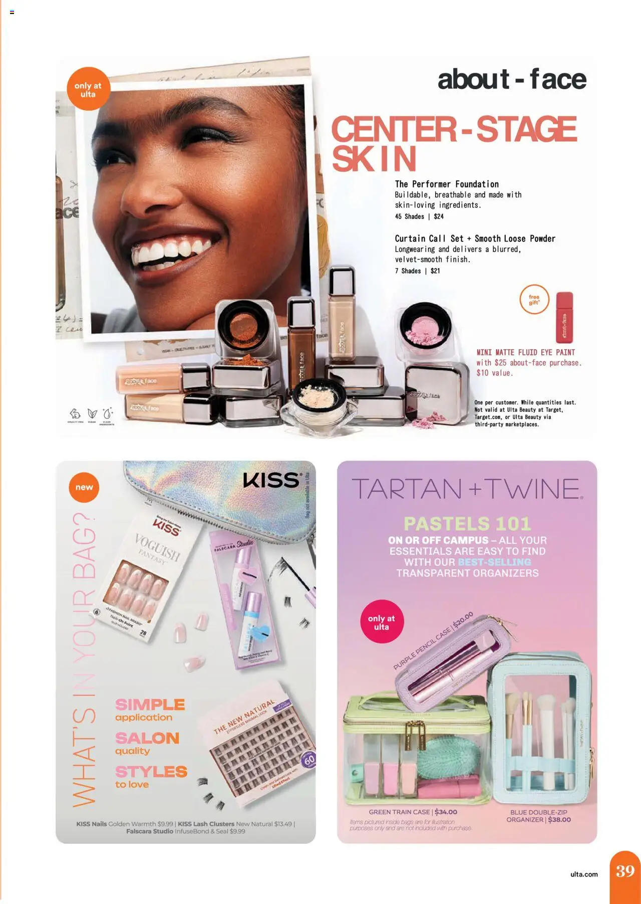 Ulta Beauty Weekly Ad - valid from 03.08.2025 | Page: 39 | Products: Pencil, Powder, Foundation, Case