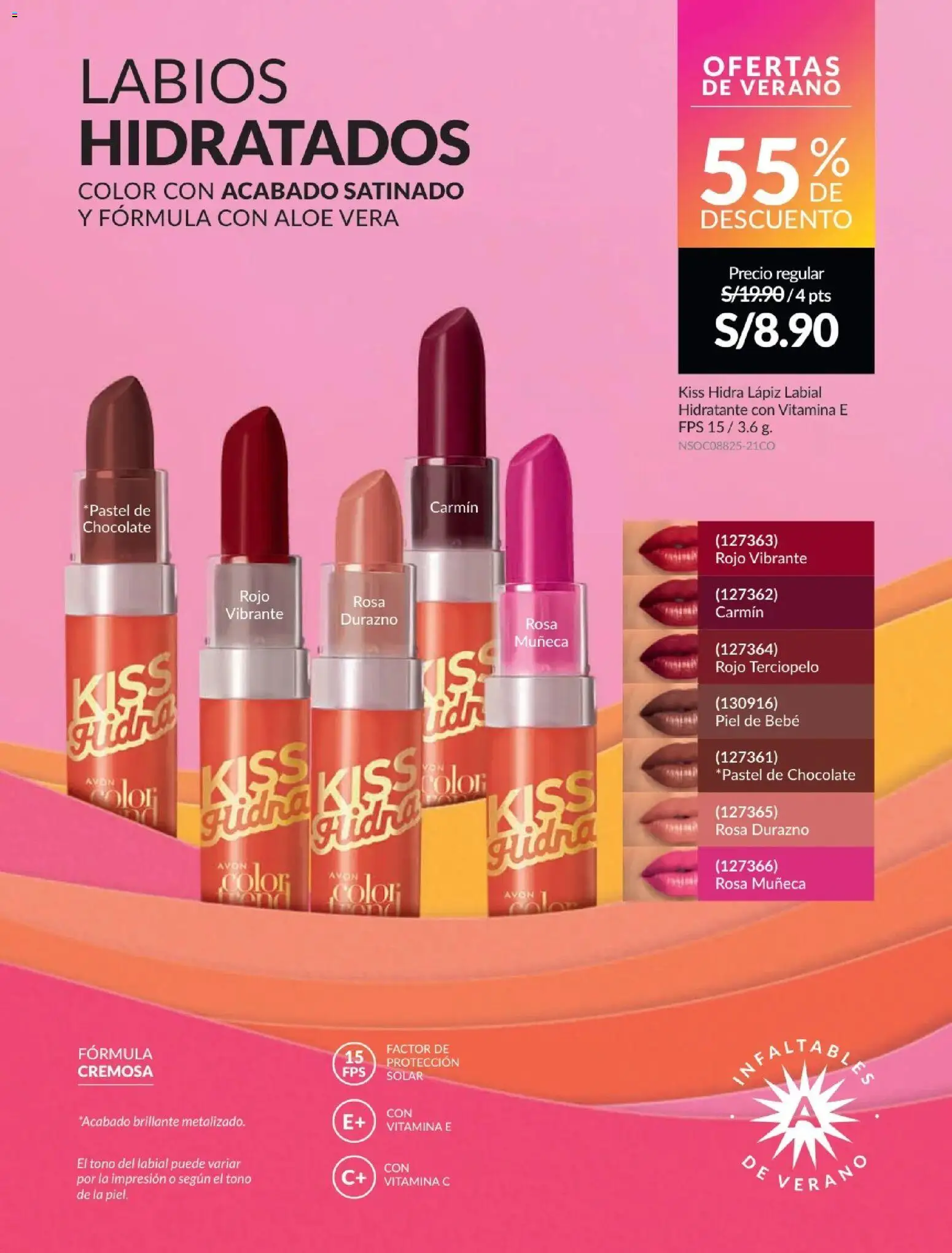 Catálogo Avon válido desde 01.01.2026 | Página: 211 | Productos: Lápiz labial, Chocolate