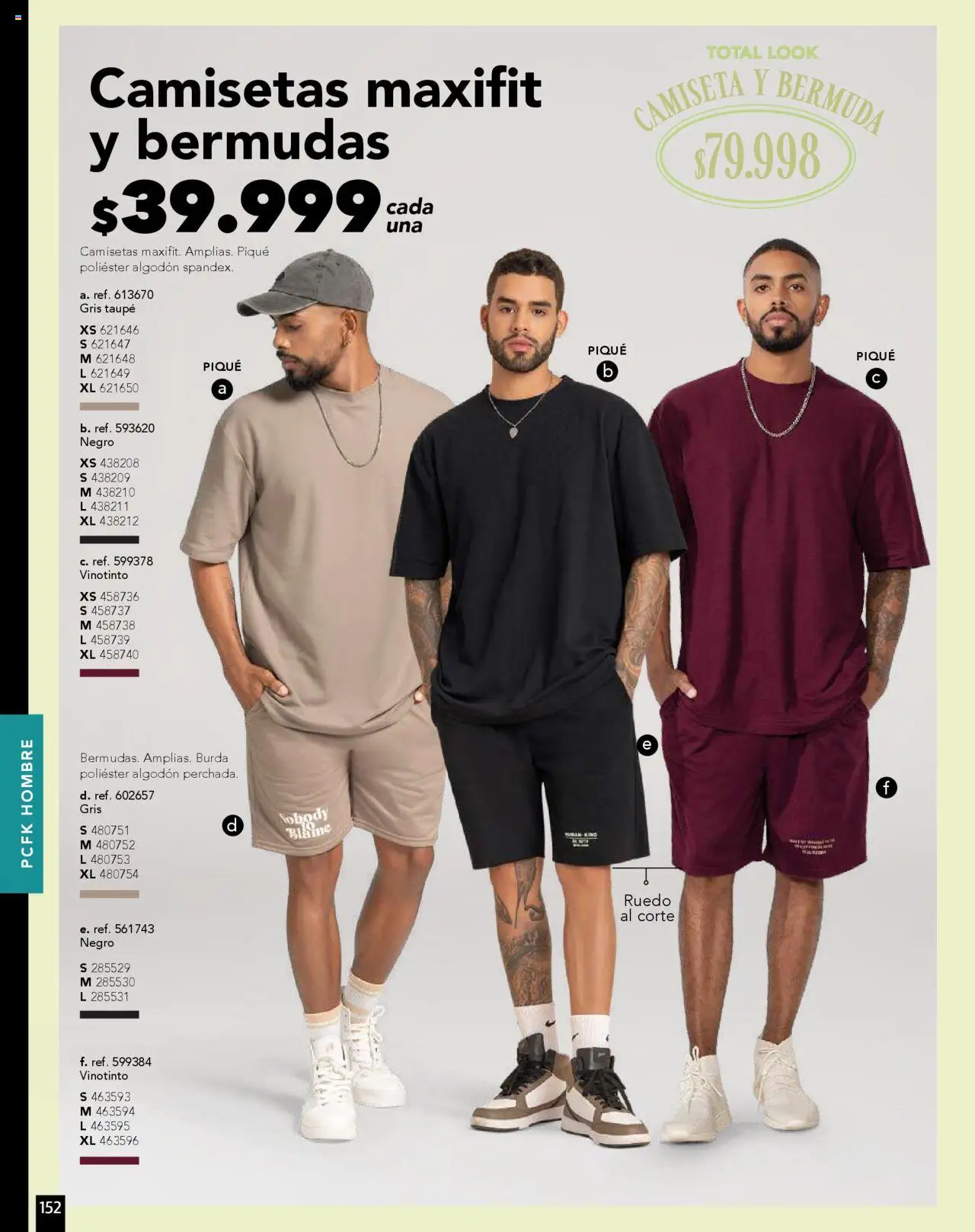 Pacifika revista - valida desde el 01.08.2025 | Página: 161 | Productos: Algodón, Bermuda, Camiseta, Bermudas