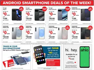 Preview of Visions weekly flyer / circulaire from shop Visions valid from 26.09.2025 | Page: 3 | Products: Smartphone