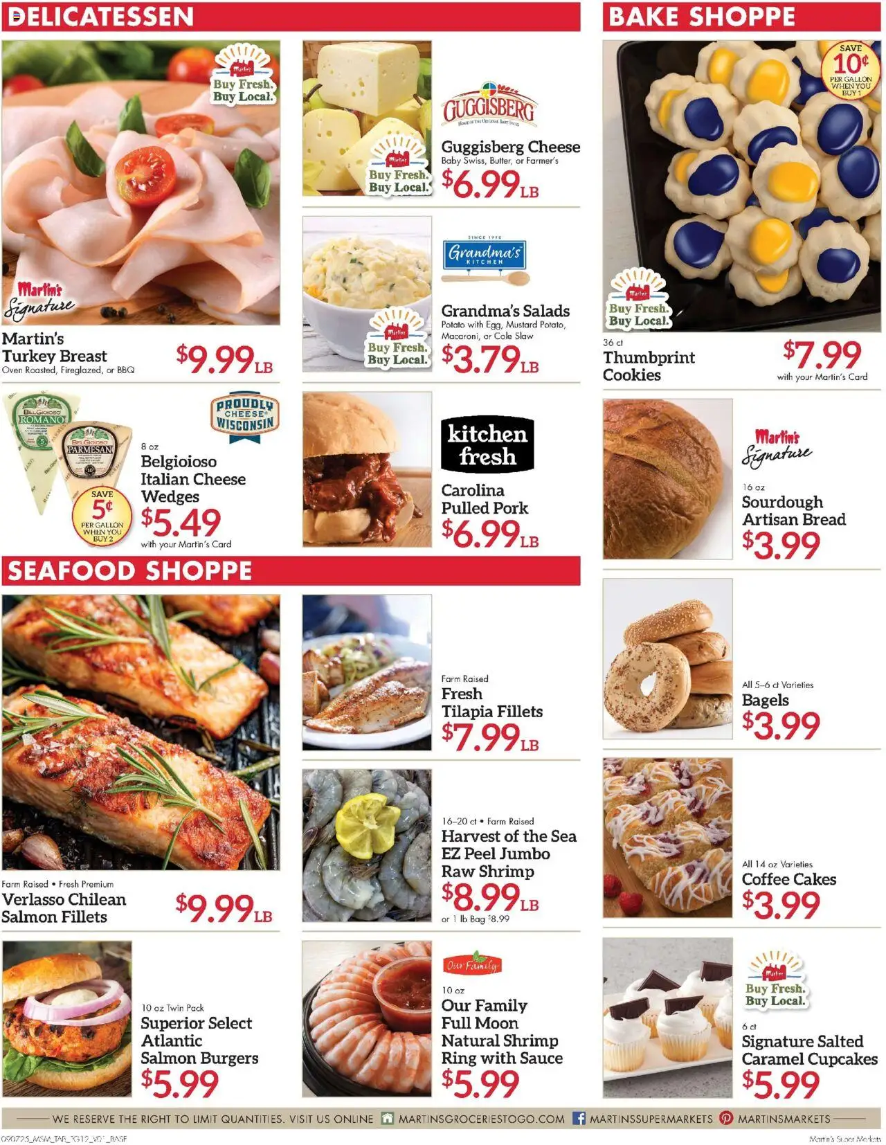 Martin’s Ad - valid from 07.09.2025 | Page: 12 | Products: Ring, Sauce, Seafood, Oven