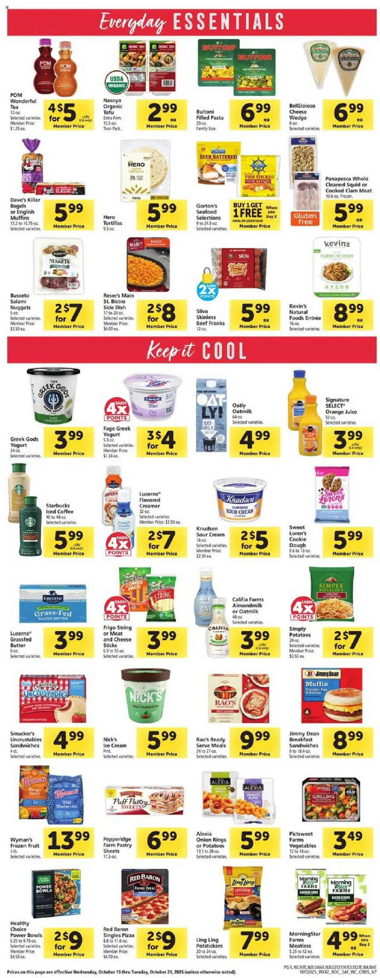 Safeway Weekly Ad - valid from 15.10.2025 | Page: 5 | Products: Beef, Muffin, Puff Pastry, Onion