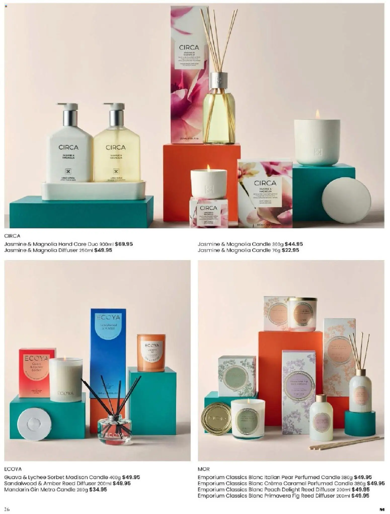 Myer catalogue - valid from 04.12.2025 | Page: 26 | Products: Gin, Peach, Pear, Candle