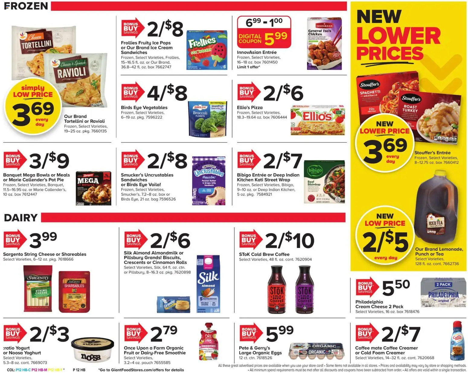Giant Weekly Ad - valid from 13.03.2026 | Page: 17 | Products: Spinach, Cheese, Ice cream, Vegetables