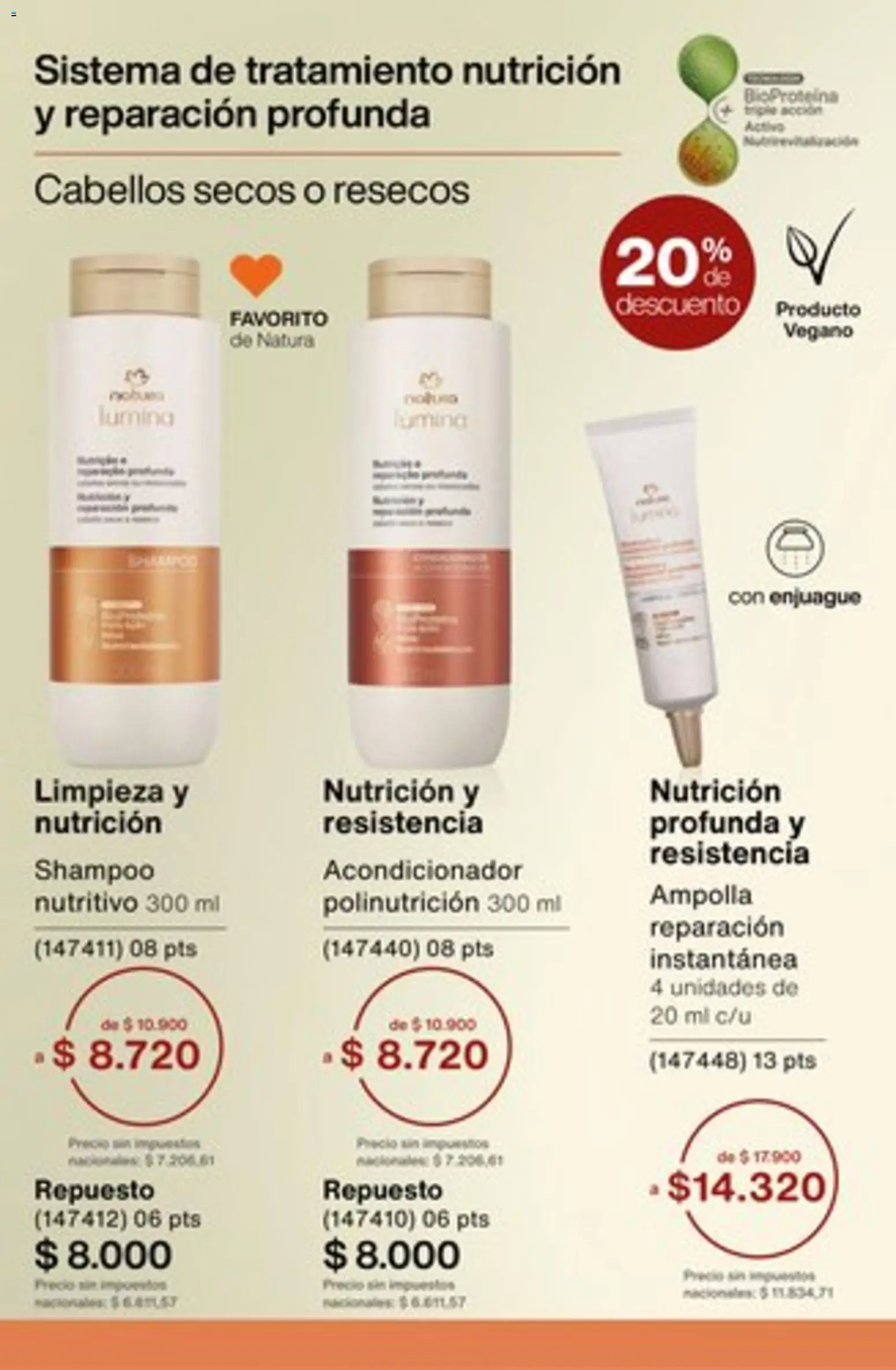 Catálogo Natura Ciclo 1/2026 │ válido desde el 04.12.2025 | Página: 230 | Productos: Shampoo, Acondicionador, Ampolla