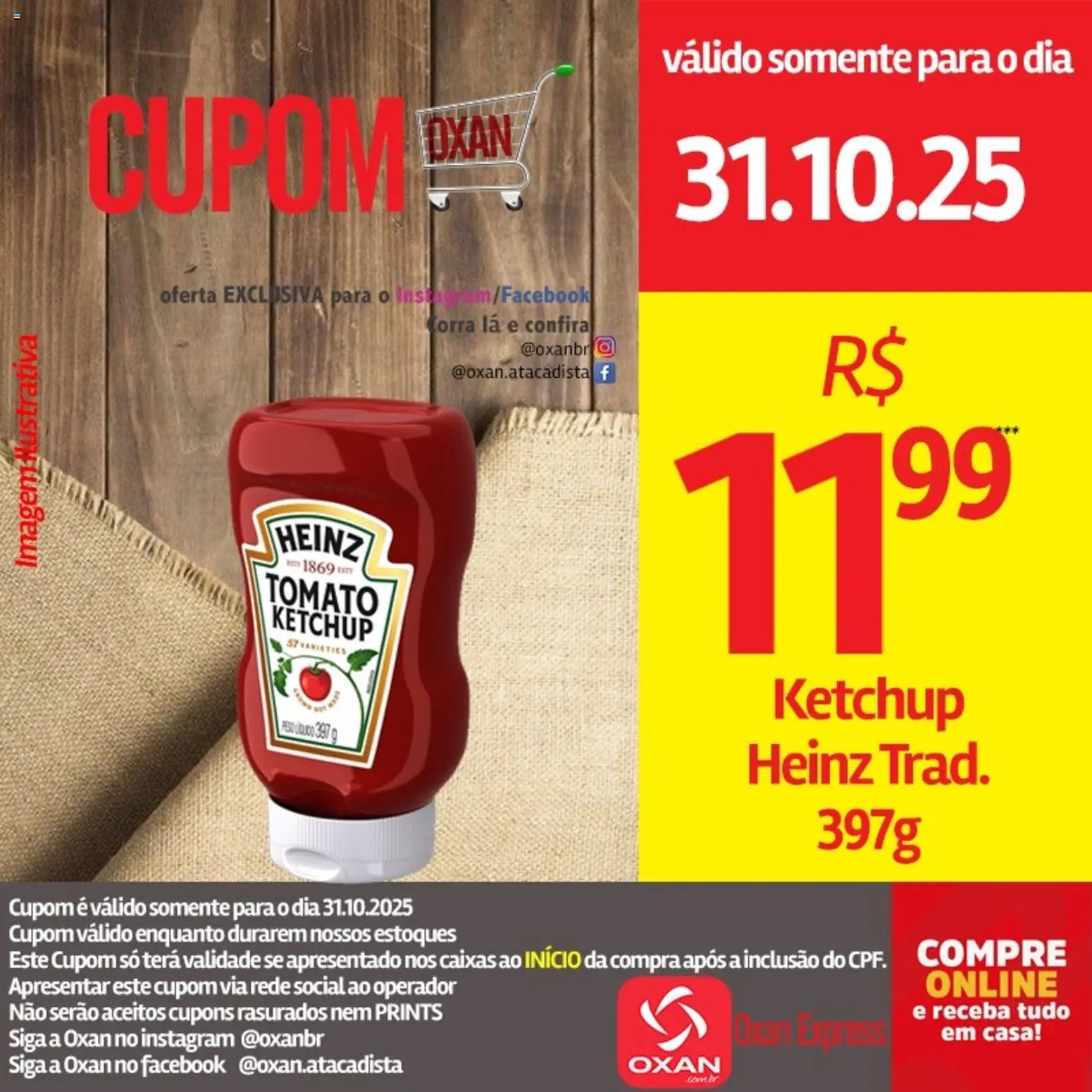 Oxan Atacadista Folheto - válido de 31.10.2025 | Página: 8 | Produtos: Ketchup
