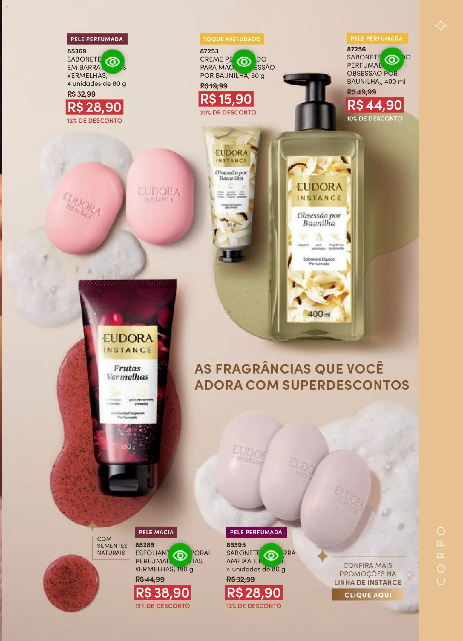 Eudora Folheto - válido de 08.01.2026 | Página: 50 | Produtos: Creme, Sabonete, Ameixa