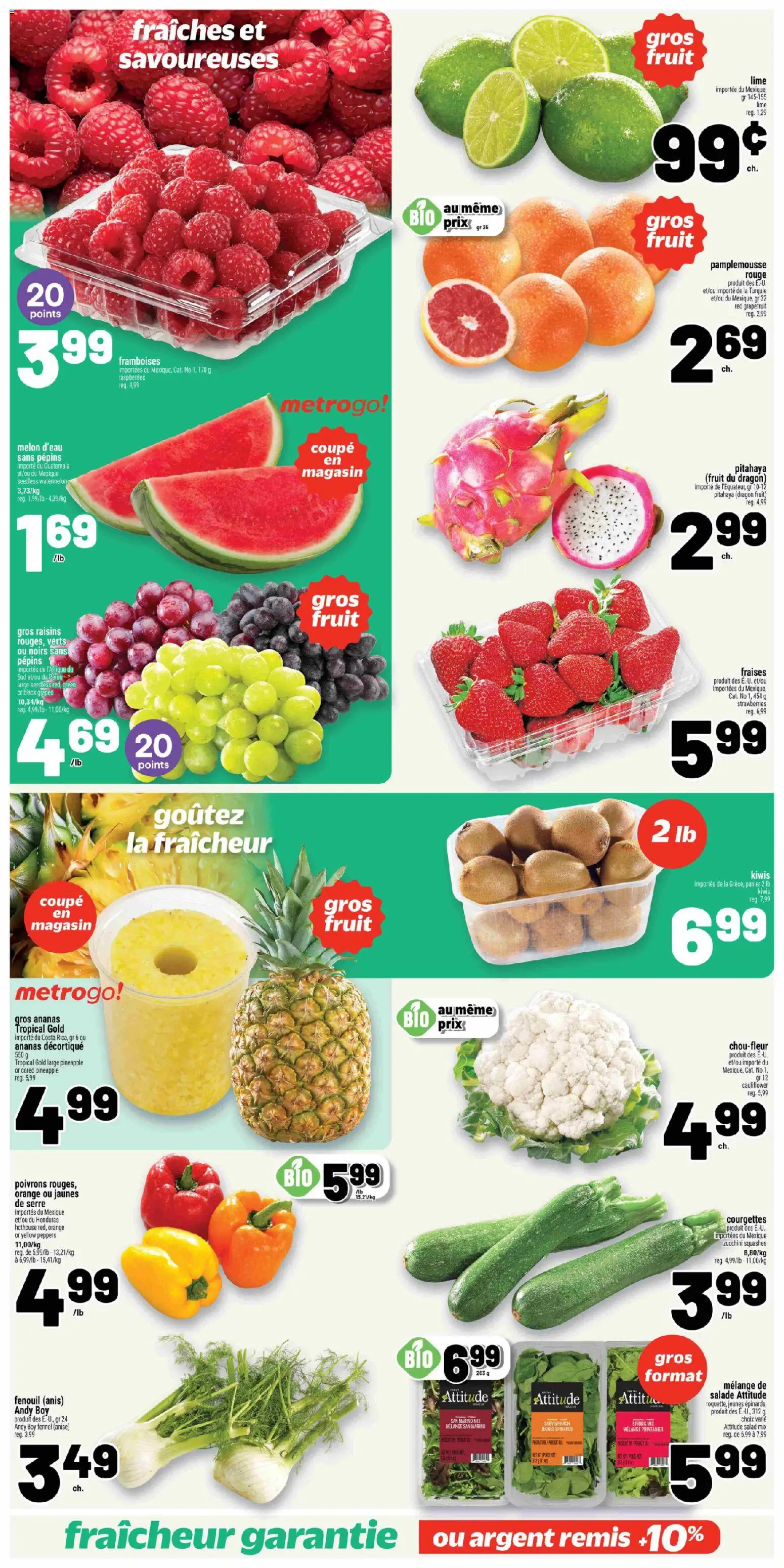 Metro flyer valid from 19.02.2026 | Page: 6 | Products: Pineapple, Strawberries, Salad
