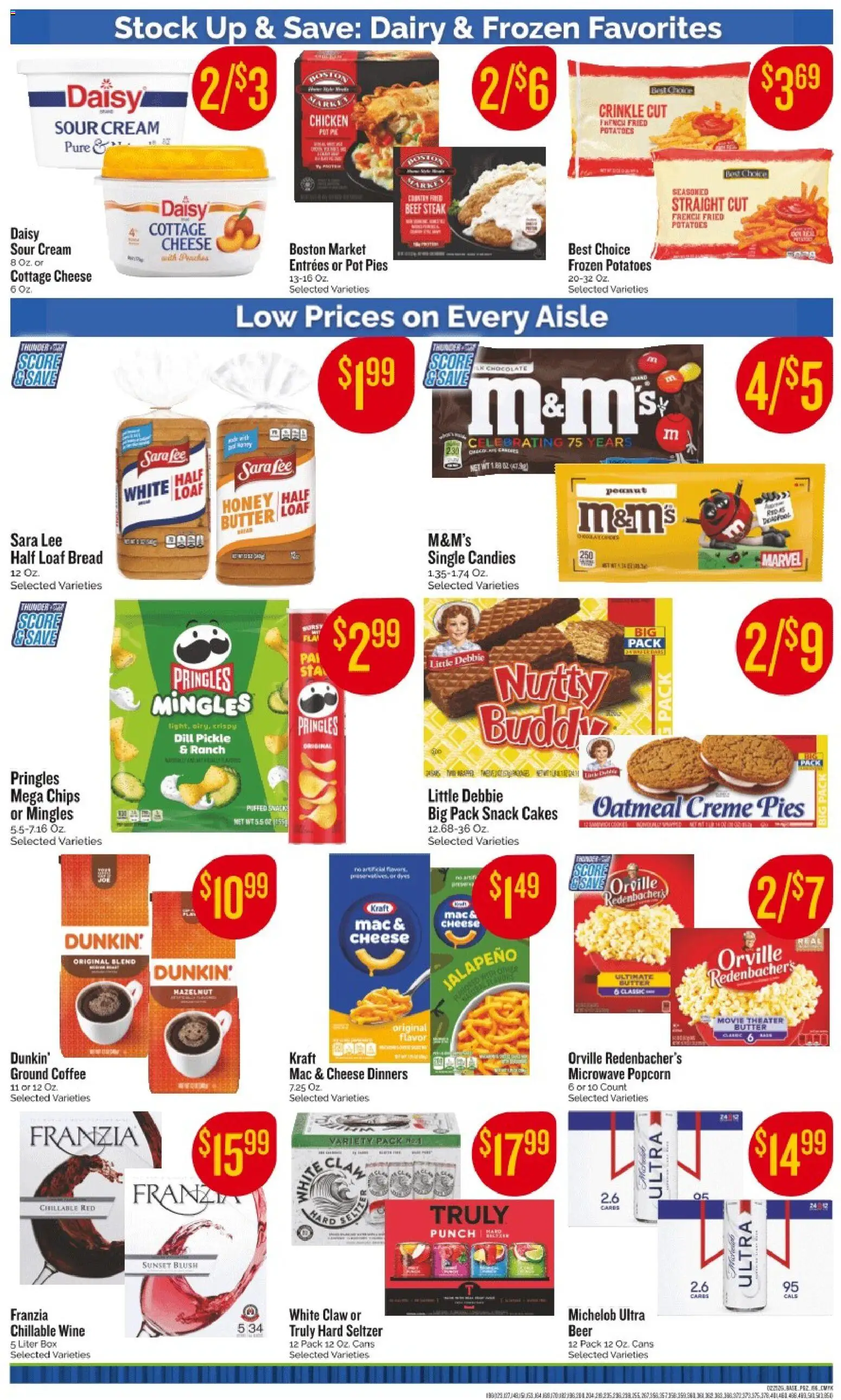 Homeland Weekly Ad - valid from 25.02.2026 | Page: 2 | Products: Butter, Sour cream, Chips, Cottage cheese