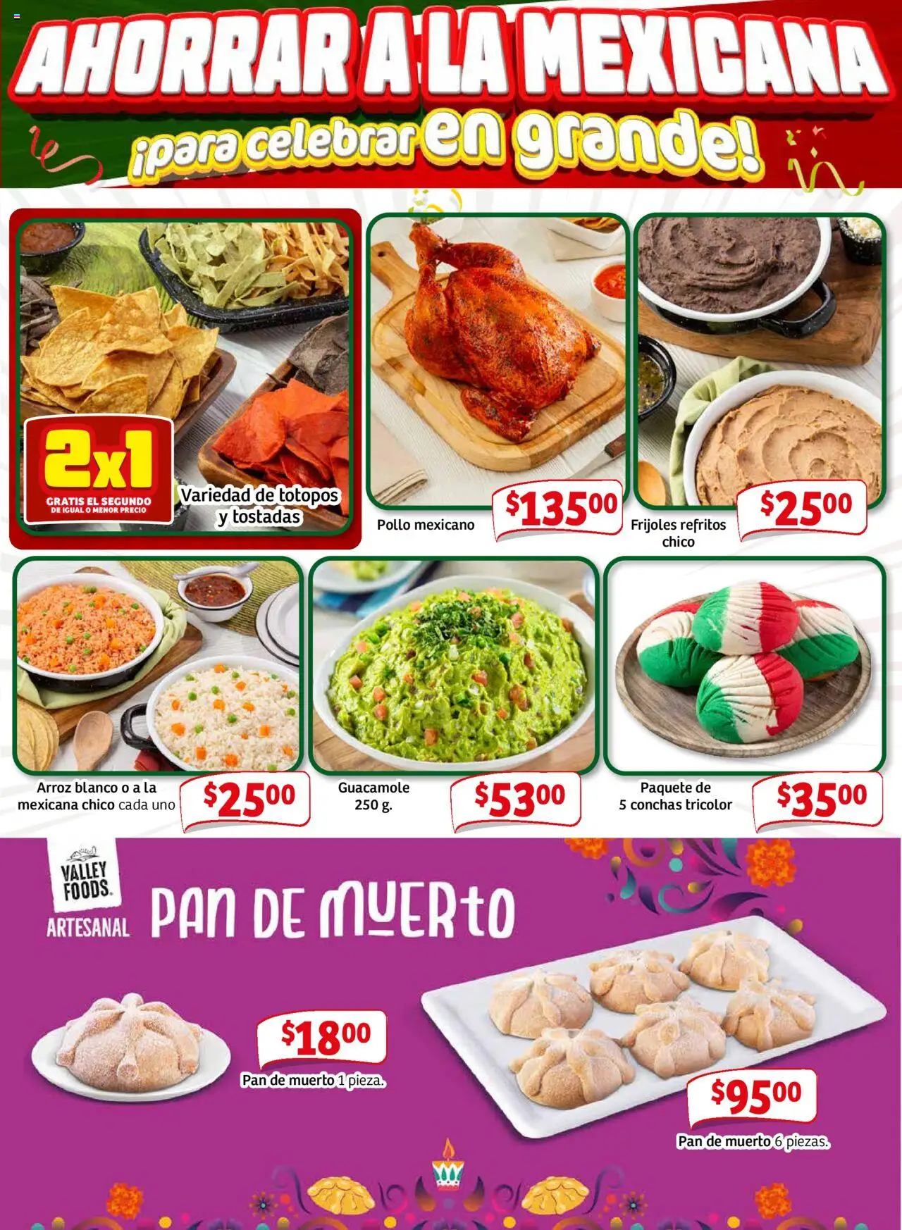 Nuevas ofertas de Soriana válidas en toda la República Mexicana desde el 10.09.2025. ¡Encuentra las mejores ofertas en Soriana - Ahorrar a la mexicana Mercado Nacional! | Página: 9 | Productos: Pollo, Pan, Arroz