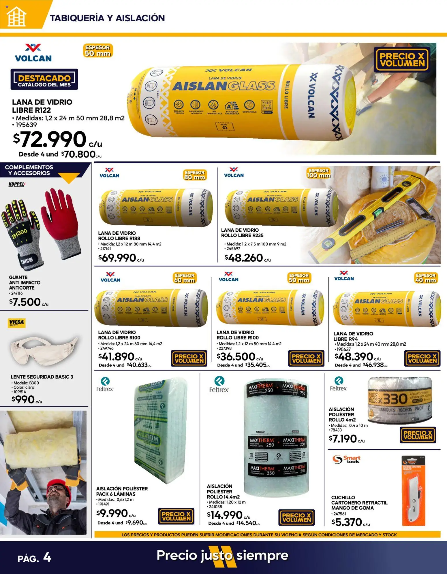 Construmart Ofertas │ válido desde el 01.04.2026 | Página: 4 | Productos: Mango, Cuchillo, Guante