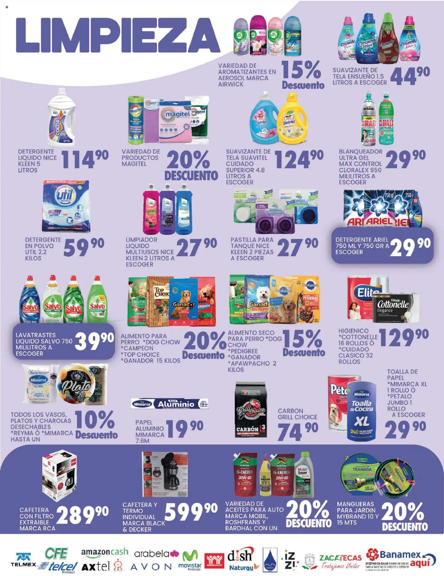 Nuevas ofertas de Alsuper válidas en toda la República Mexicana desde el 03.03.2026. ¡Encuentra las mejores ofertas en Alsuper folleto Zacatecas! | Página: 5 | Productos: Tablet, Limpiador, Bowl, Termo