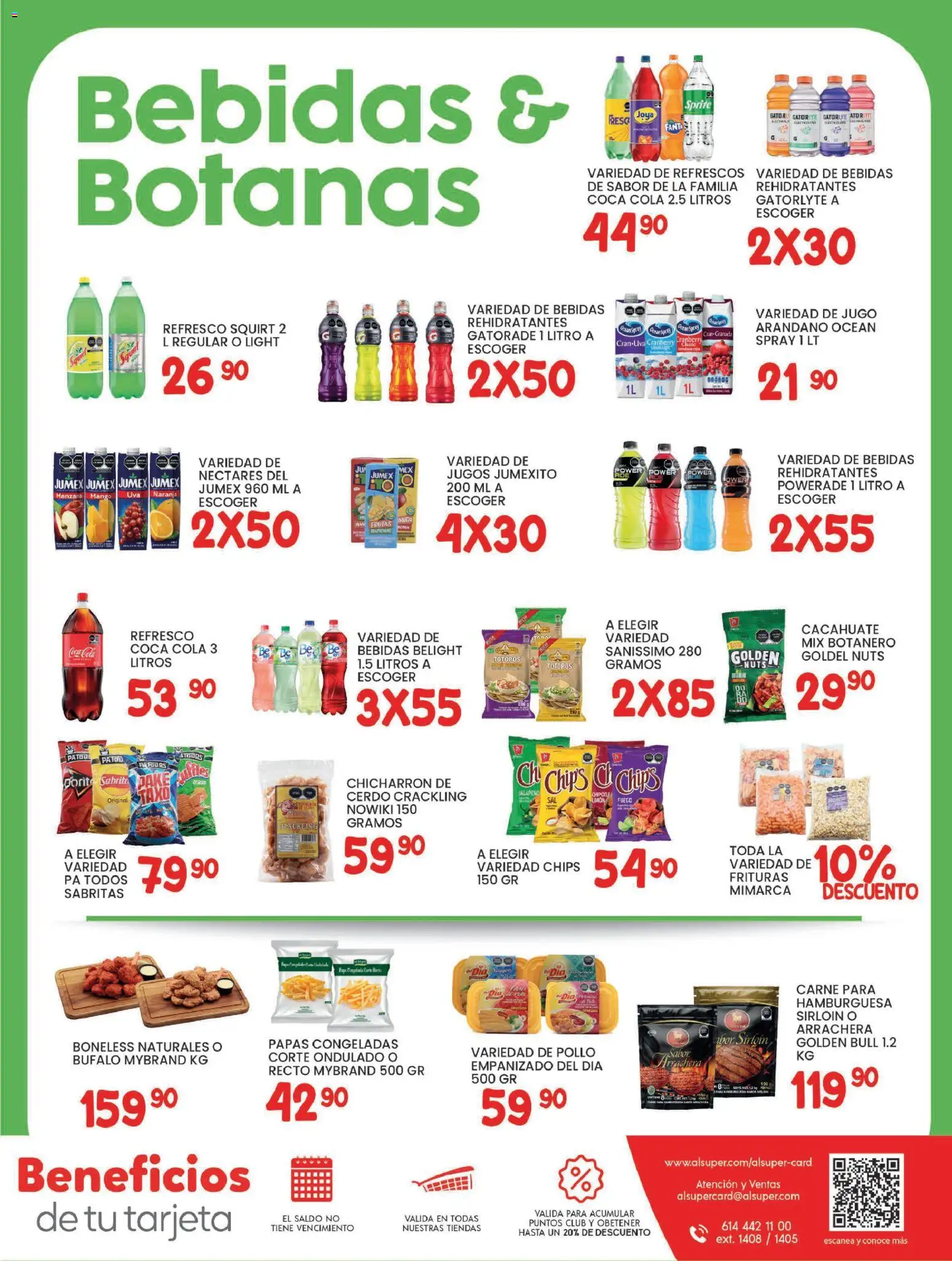 Nuevas ofertas de Alsuper válidas en toda la República Mexicana desde el 13.02.2026. ¡Encuentra las mejores ofertas en Alsuper folleto! | Página: 7 | Productos: Refresco, Cacahuate, Mango, Jugo