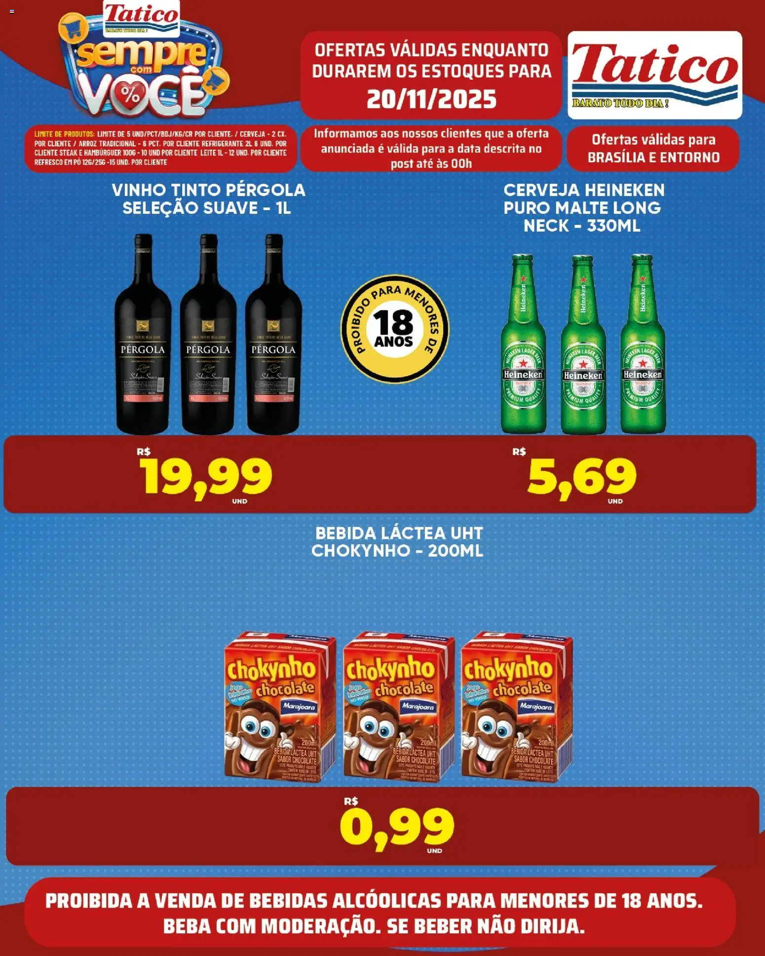 Tatico Folheto - válido de 20.11.2025 | Página: 13 | Produtos: Pó, Heineken, Hambúrguer, Refrigerante