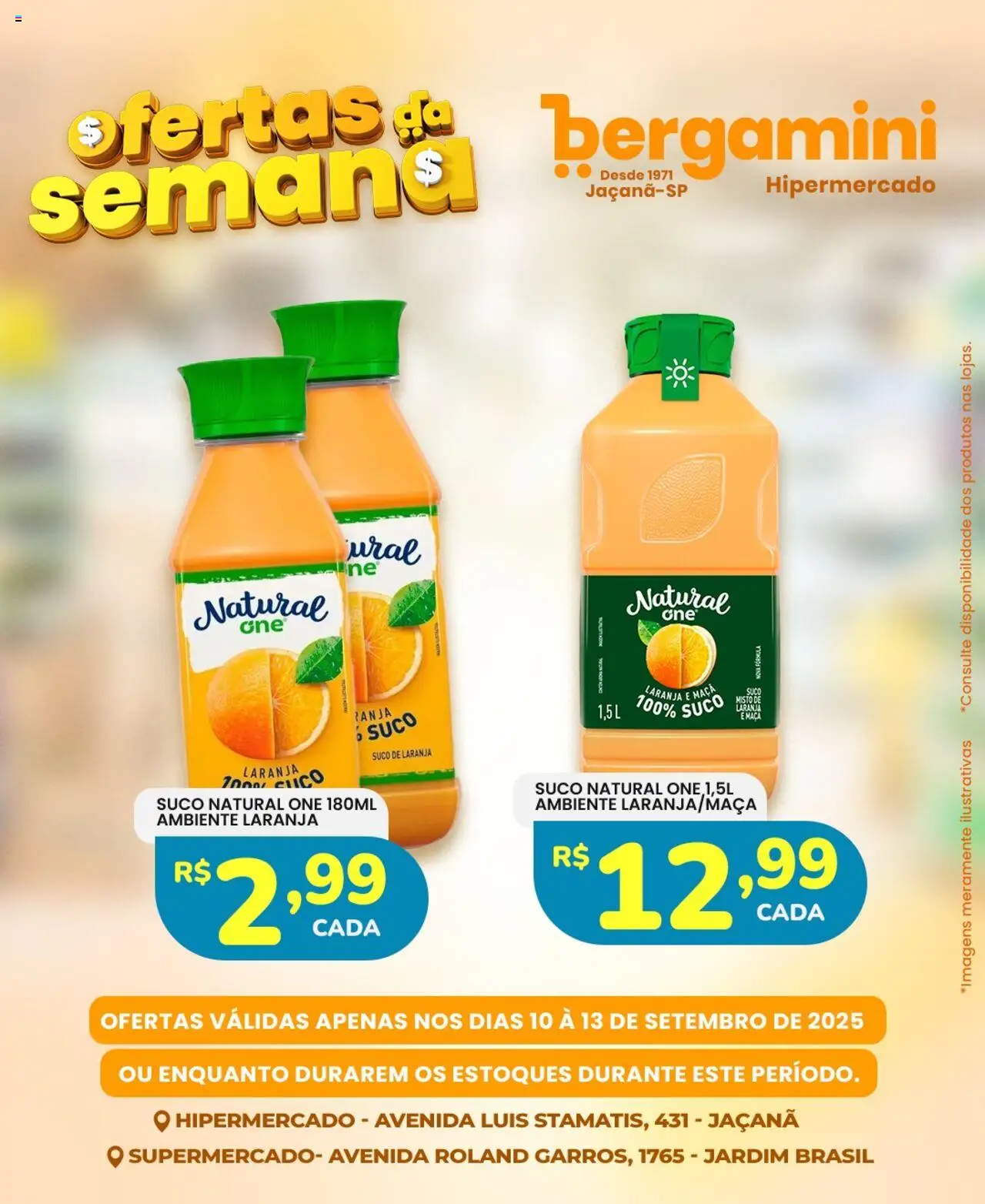 Supermercado Bergamini Folheto - válido de 10.09.2025 | Página: 13 | Produtos: Suco
