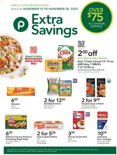Preview of Publix weekly ads valid from 15.11.2025