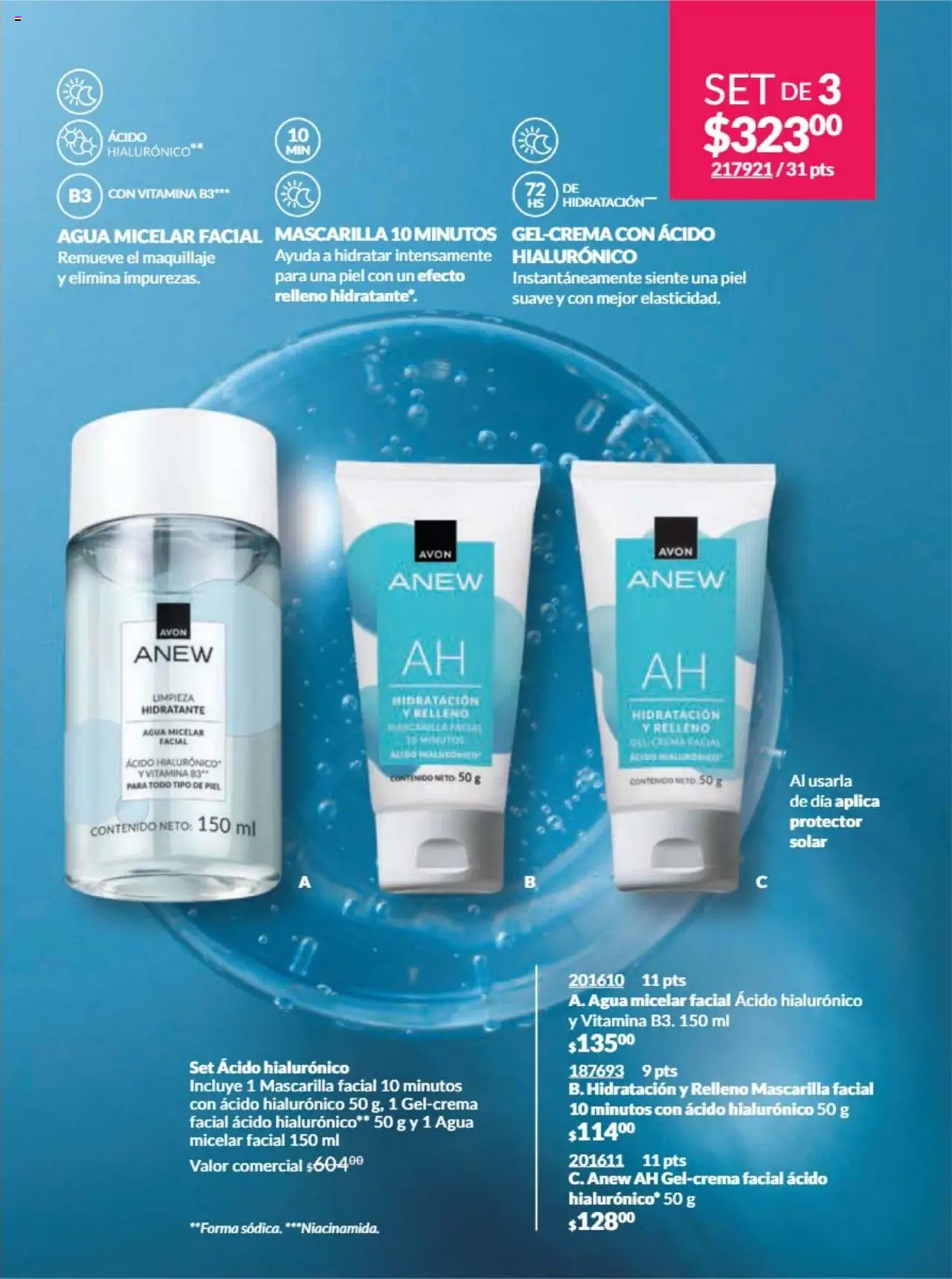 Nuevas ofertas de AVON válidas en toda la República Mexicana desde el 09.10.2025. ¡Encuentra las mejores ofertas en AVON - Campaña 16 2025! | Página: 131 | Productos: Crema, Agua, Maquillaje, Protector solar