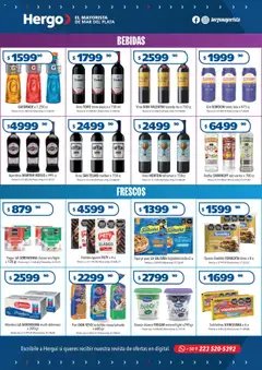 Vista previa Hergo catálogo válido desde el 08.10.2025 | Página: 3 | Productos: Mesa, Queso, Yogur, Vino
