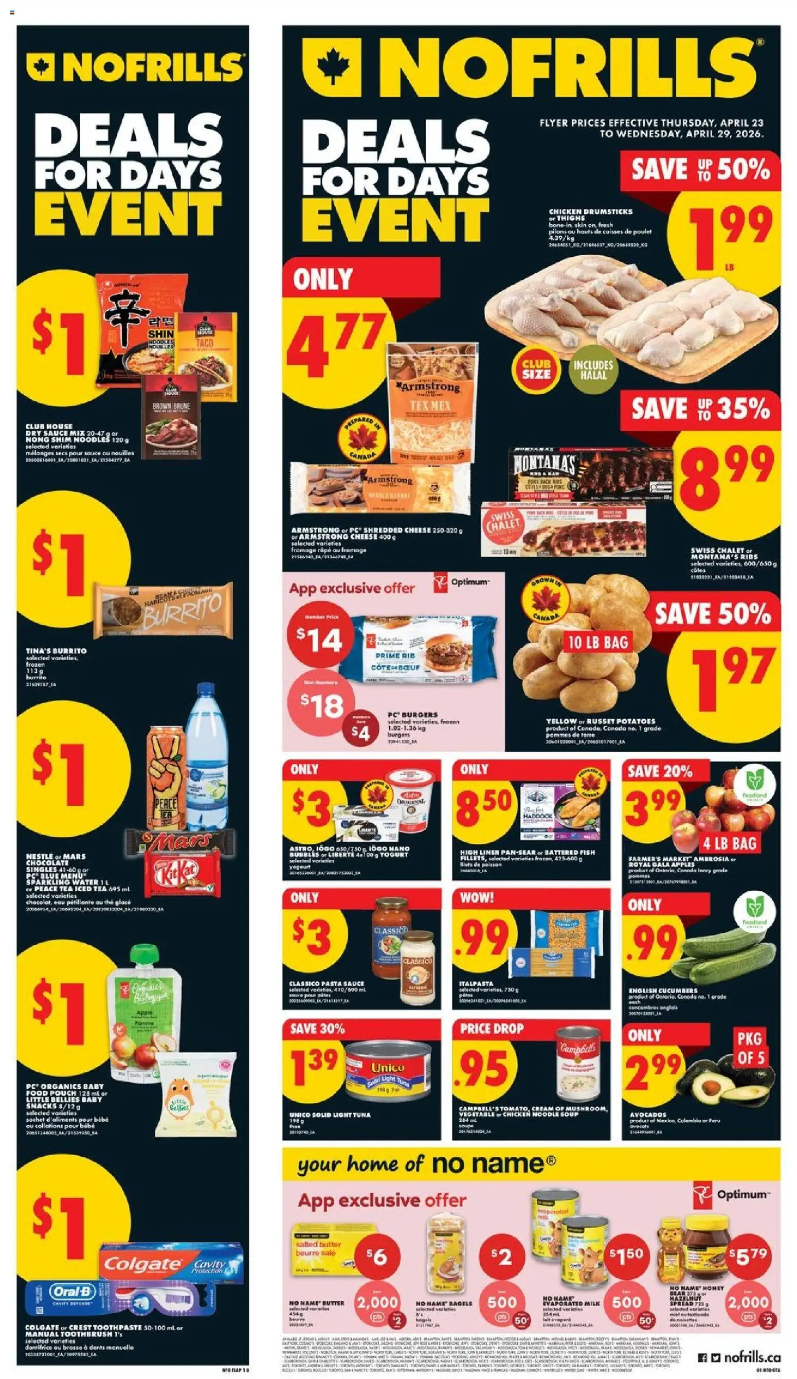 No Frills Flyer from Apr 23, 2026 - Unlock Huge Savings | Canada