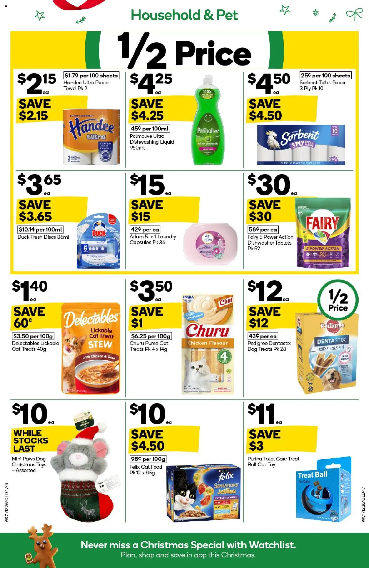 Woolworths catalogue - valid from 17.12.2025 | Page: 47 | Products: Duck, Chicken, Dishwasher tablets, Dishwasher