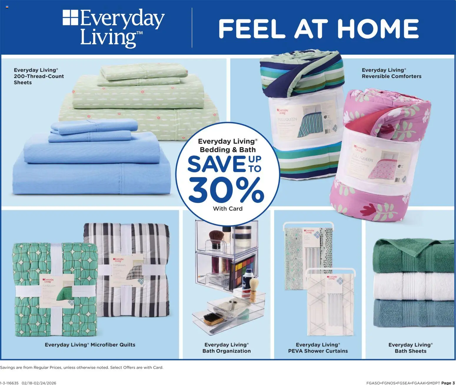 Fred Meyer Home & Apparel - valid from 18.02.2026 | Page: 3 | Products: Bath, Shower