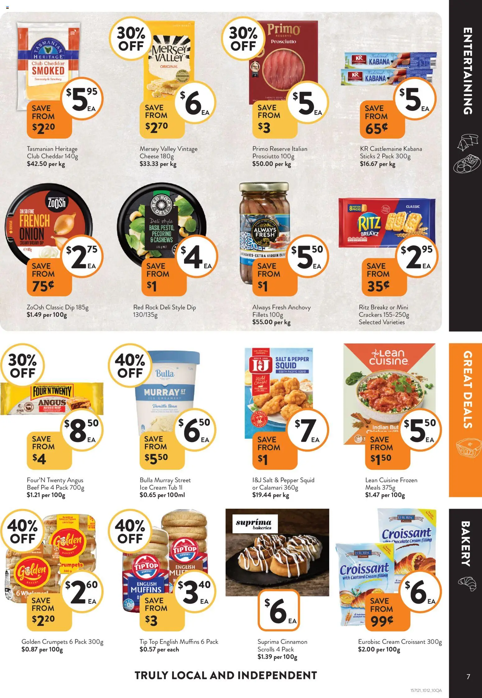 Foodworks catalogue - valid from 10.12.2025 | Page: 7 | Products: Crackers, Cheese, Ice cream, Pepper