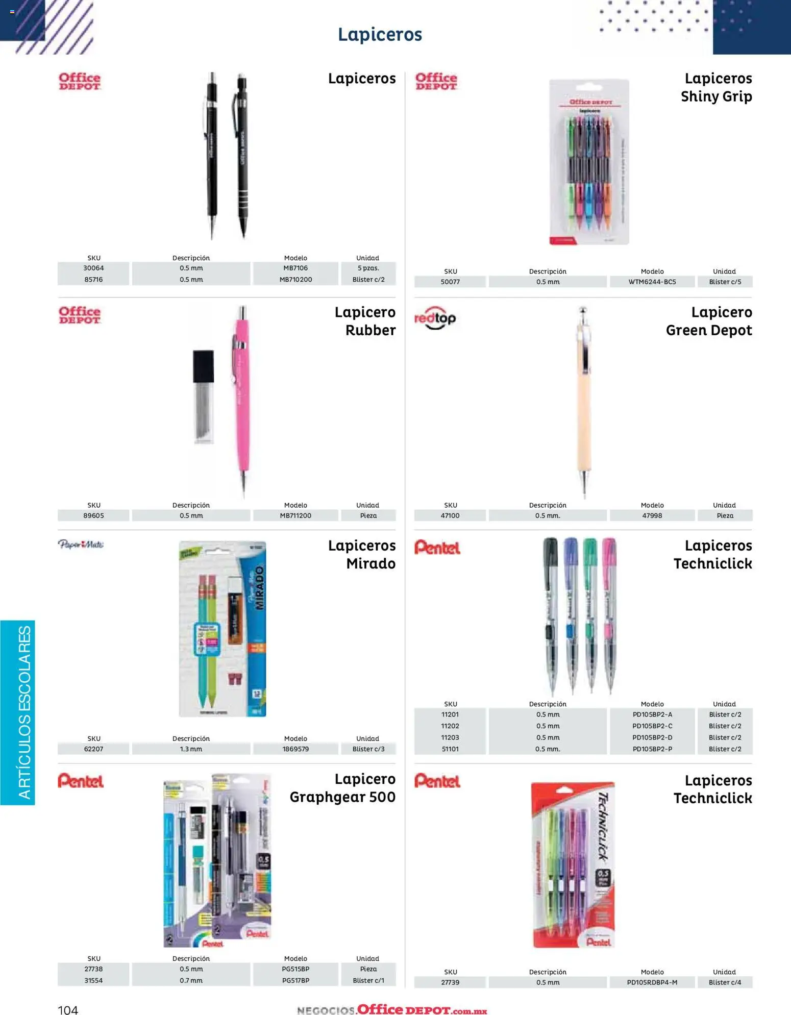 Nuevas ofertas de Office Depot válidas en toda la República Mexicana desde el 12.01.2026. ¡Encuentra las mejores ofertas en Office Depot catálogo 2026! | Página: 106 | Productos: Pastel