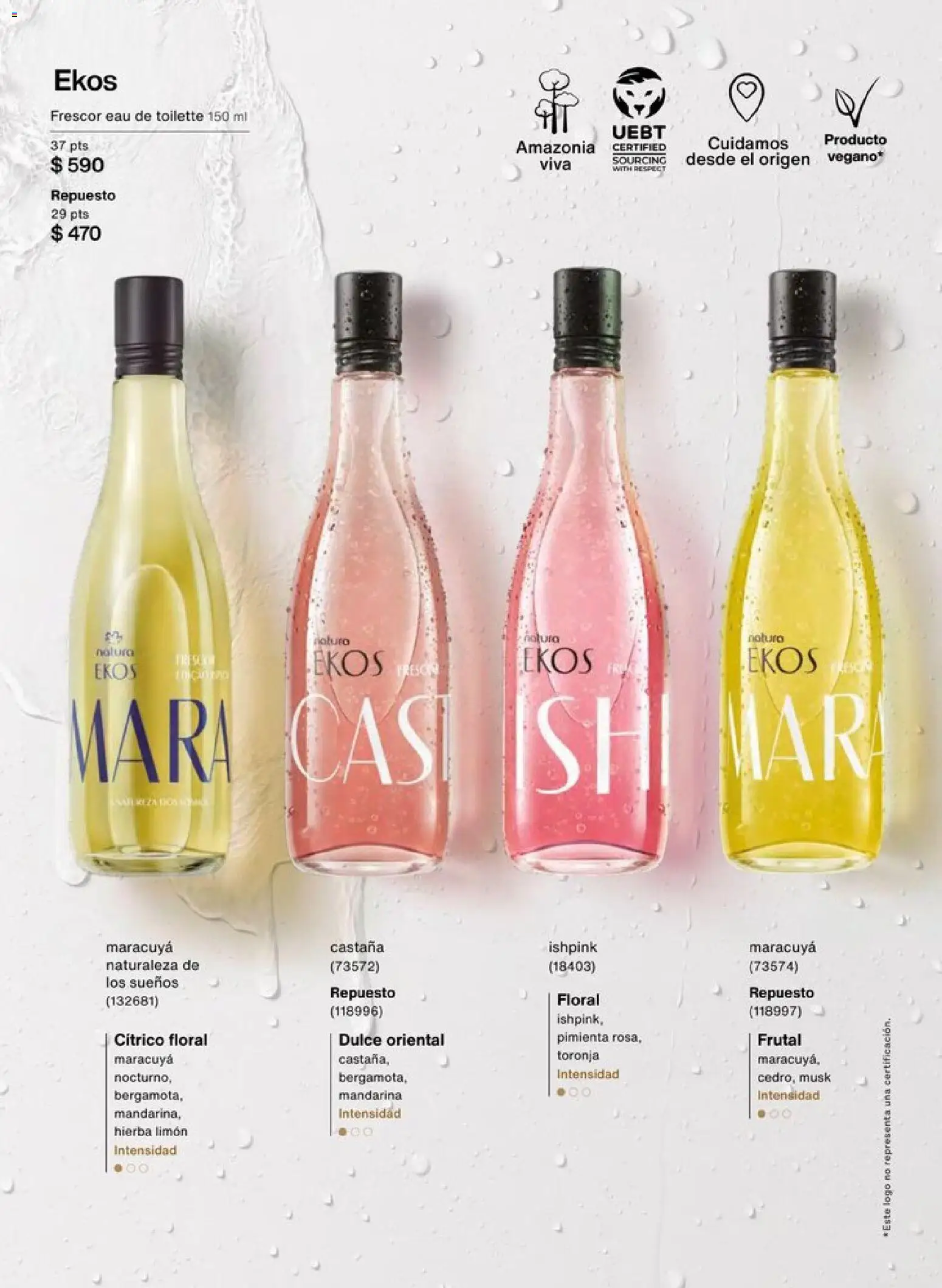 Nuevas ofertas de Natura válidas en toda la República Mexicana desde el 20.12.2025. ¡Encuentra las mejores ofertas en Natura campaña 1 2026! | Página: 32 | Productos: Pimienta, Limón, Toronja, Eau de toilette