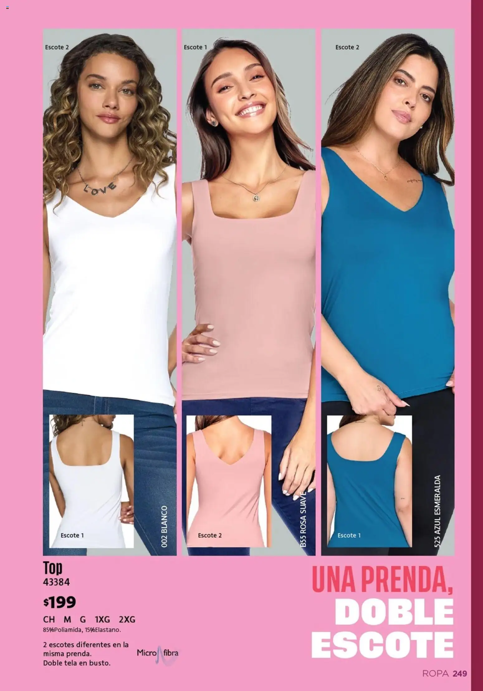 Nuevas ofertas de Ilusión válidas en toda la República Mexicana desde el 01.04.2026. ¡Encuentra las mejores ofertas en Ilusión catálogo Primavera! | Página: 253 | Productos: Ropa