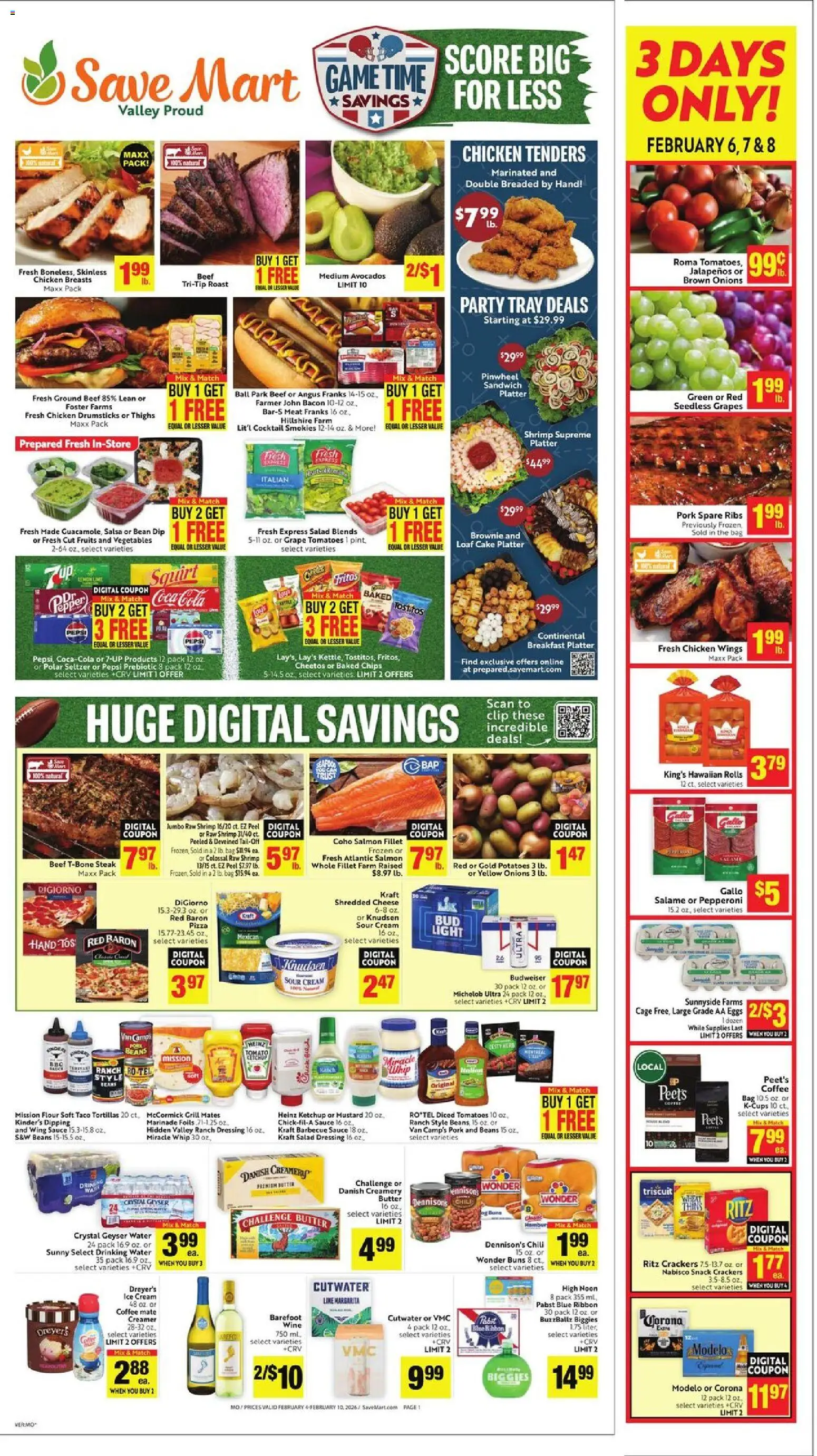 Save Mart Weekly - CA - valid from 04.02.2026 | Page: 1