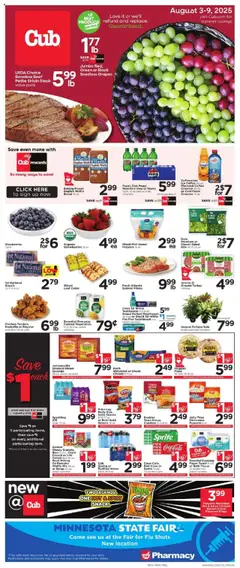 Preview of Cub Foods weekly ads valid from 03.08.2025