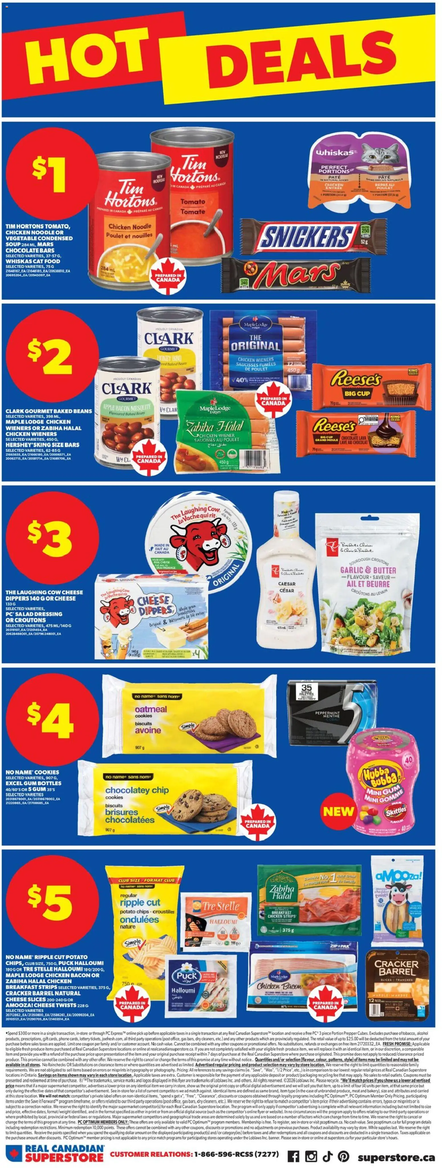 Real Canadian Superstore flyer valid from 22.01.2026 | Page: 6 | Products: Cookies, Case, Butter, Chicken