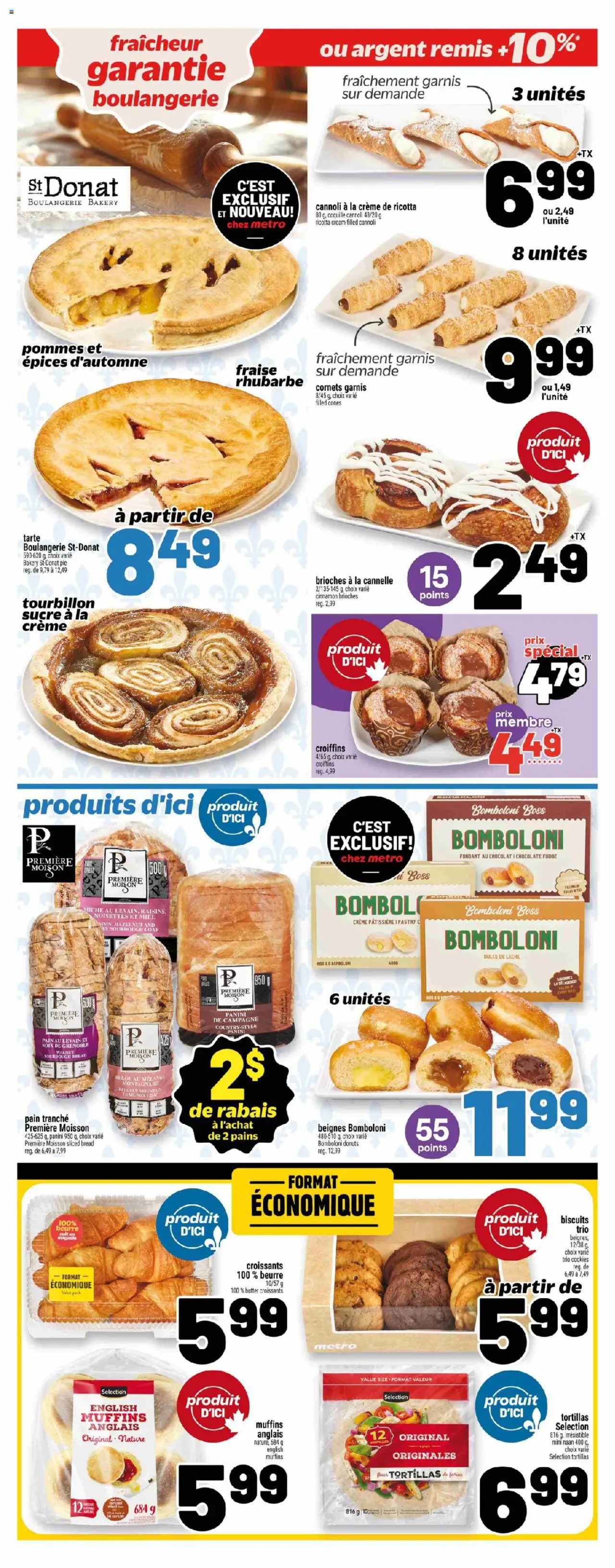 Metro flyer valid from 11.09.2025 | Page: 11 | Products: Bakery, Butter, Bread, Chocolate
