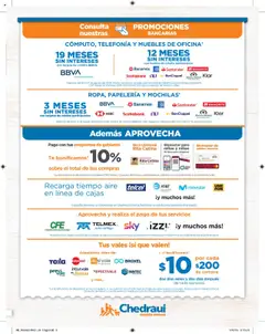 Nuevas ofertas de Chedraui válidas en toda la República Mexicana desde el 04.08.2025. ¡Encuentra las mejores ofertas en Chedraui folleto! | Página: 9