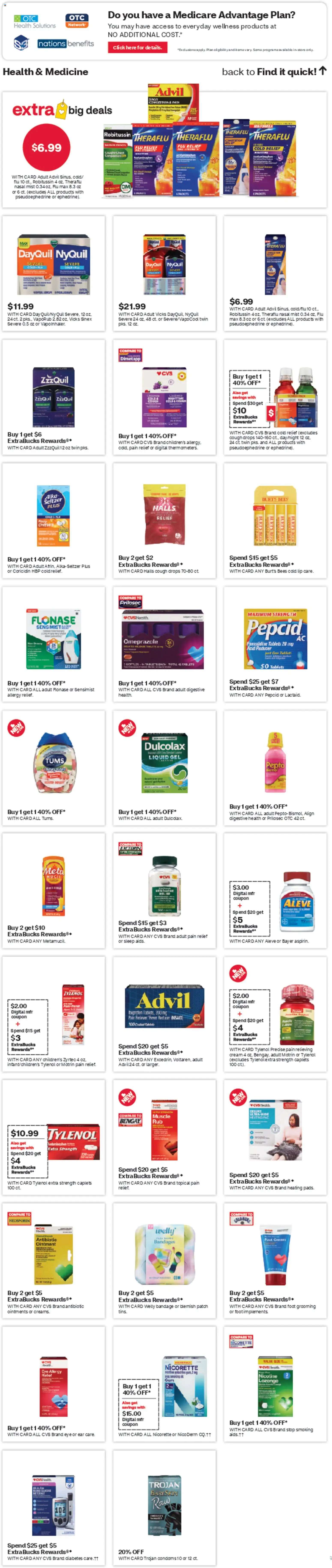 CVS Pharmacy Weekly Ad - WA - valid from 21.12.2025 | Page: 7 | Products: Cream, Tablet