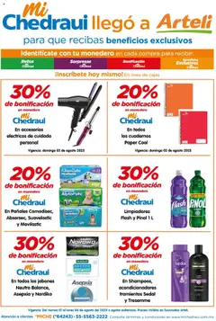 Vista previa de Arteli - Folleto MiChedraui, nuevo folleto de la tienda, válido en México a partir del 01.08.2025