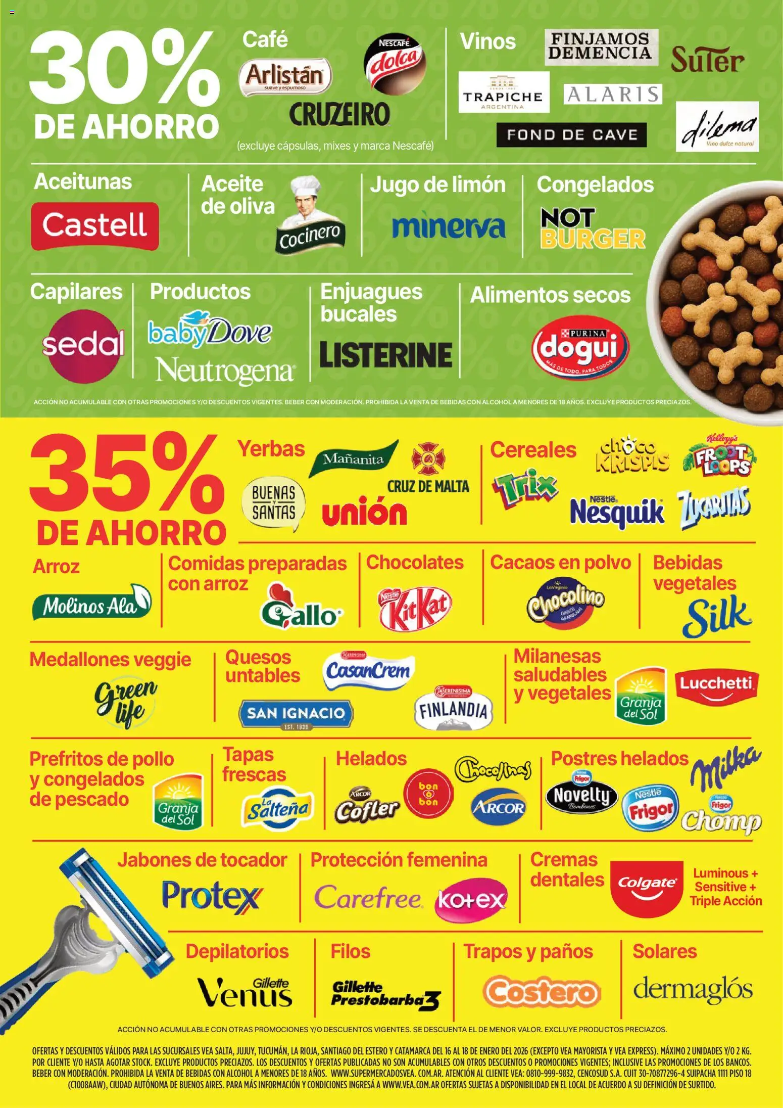 Vea - Oferta fin de semana │ válido desde el 16.01.2026 | Página: 4 | Productos: Bombones, Pescado, Aceite, Aceitunas