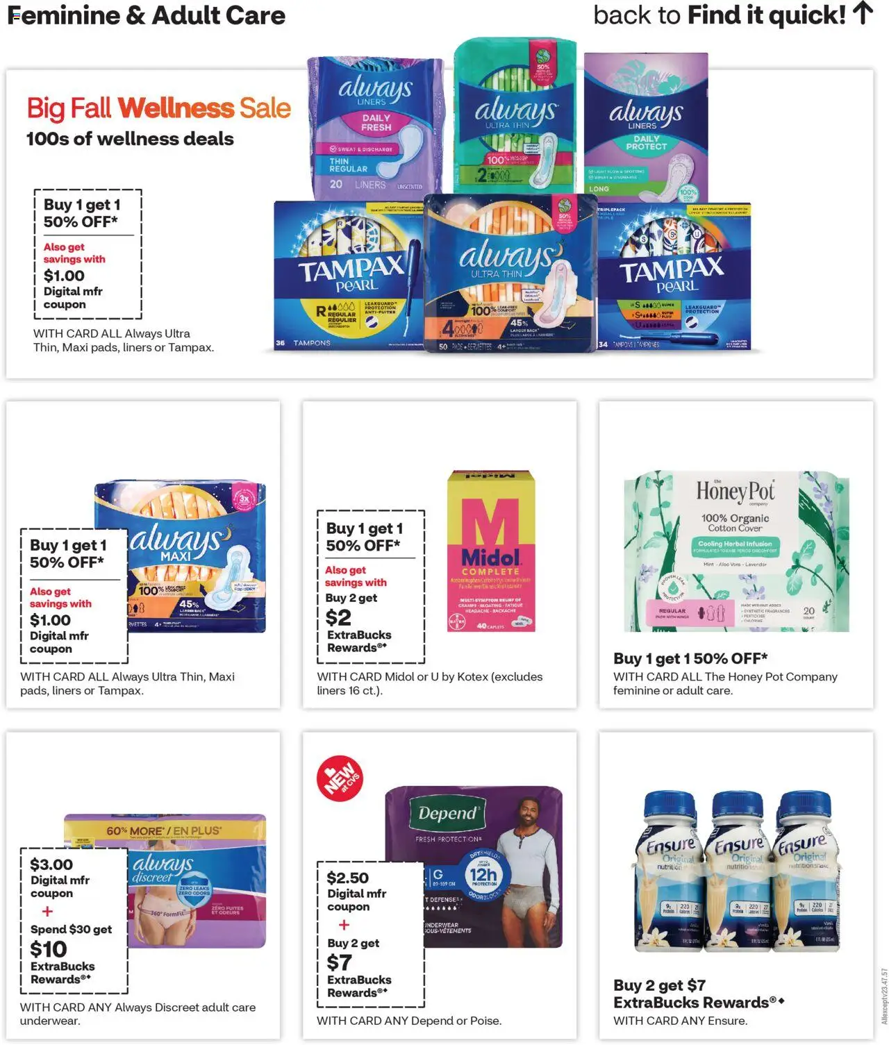 CVS Pharmacy Weekly Ad - NJ - valid from 05.10.2025 | Page: 7 | Products: Aloe Vera, Tampons