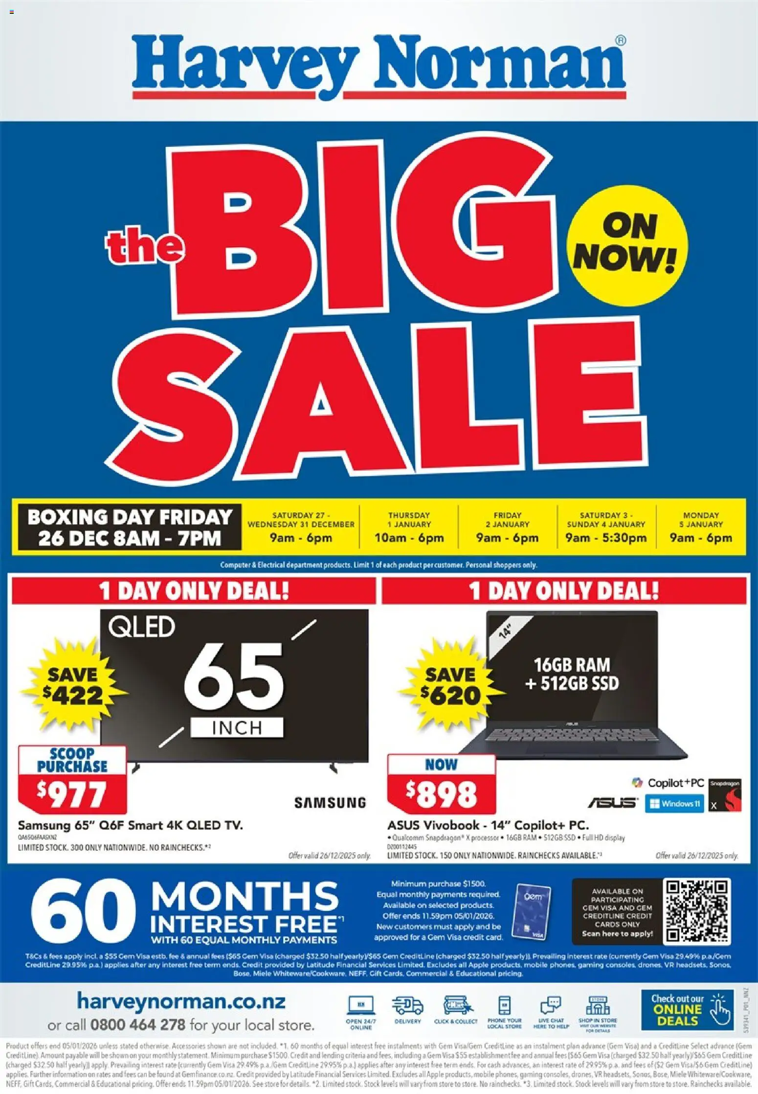Harvey Norman catalogue from 24.12.2025 | Page: 1