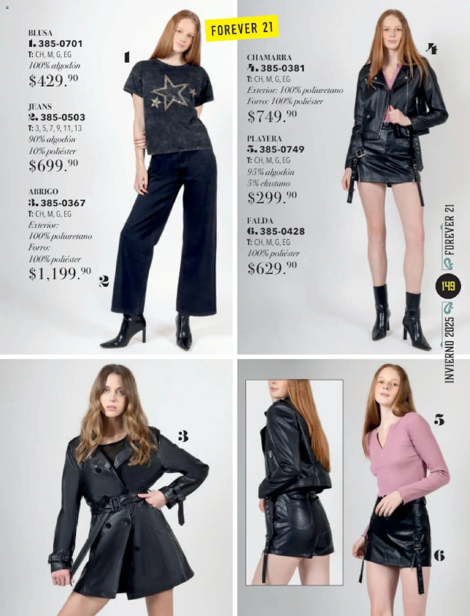 Nuevas ofertas de Andrea válidas en toda la República Mexicana desde el 26.11.2025. ¡Encuentra las mejores ofertas en Andrea catálogo Invierno! | Página: 149 | Productos: Blusa, Abrigo, Algodón, Playera