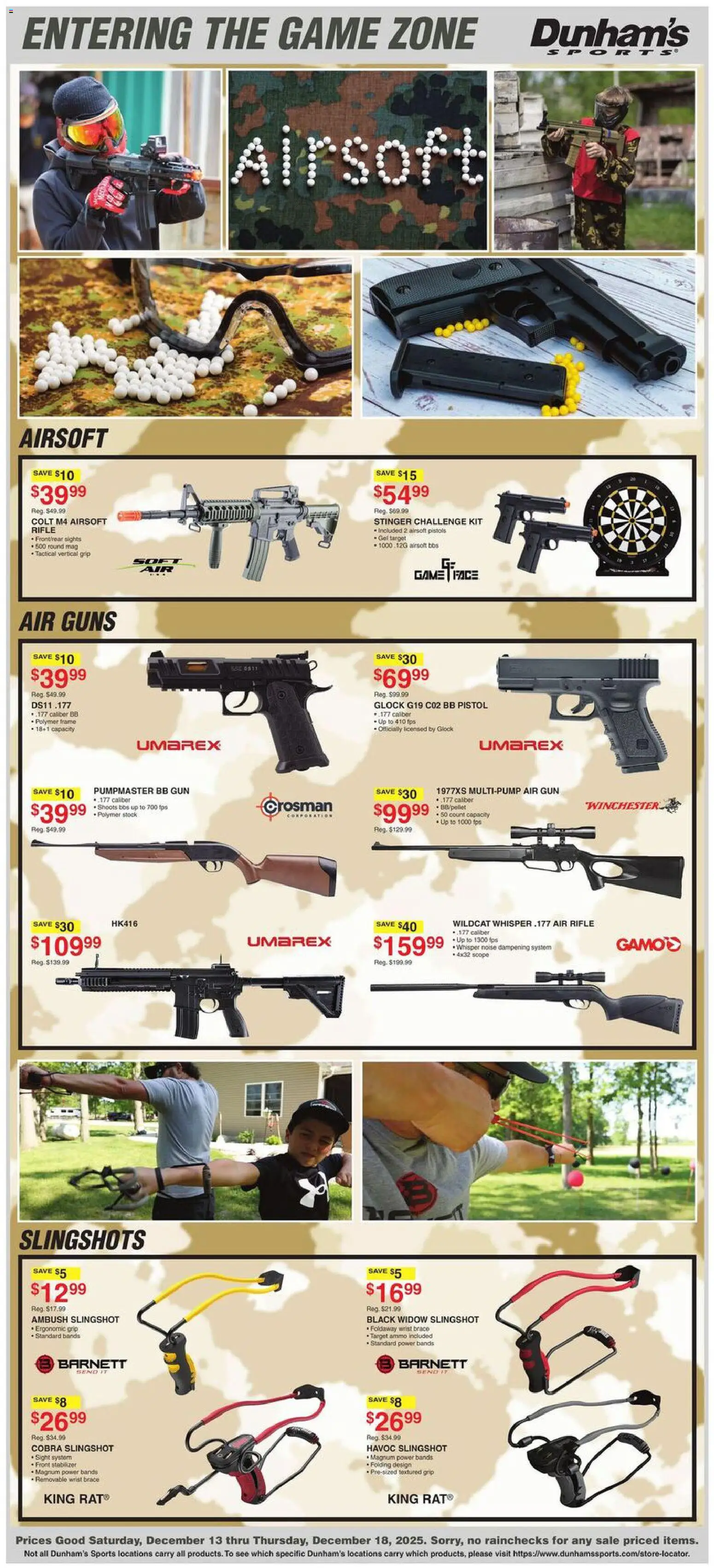 Dunham's Sports Weekly Ad - valid from 13.12.2025 | Page: 6 | Products: Game, Gun, Ammo, Rifle