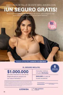 Leonisa revista - valida desde el 15.07.2025 | Página: 48 | Productos: Caso, Top, Cuello