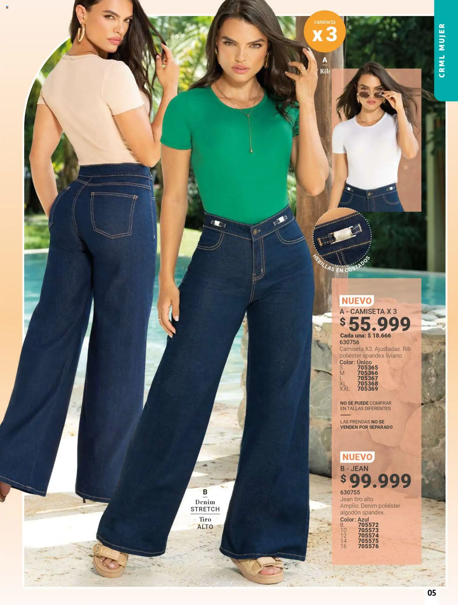 Carmel revista - valida desde el 01.05.2026 | Página: 5 | Productos: Algodón, Hebillas, Jean, Camiseta