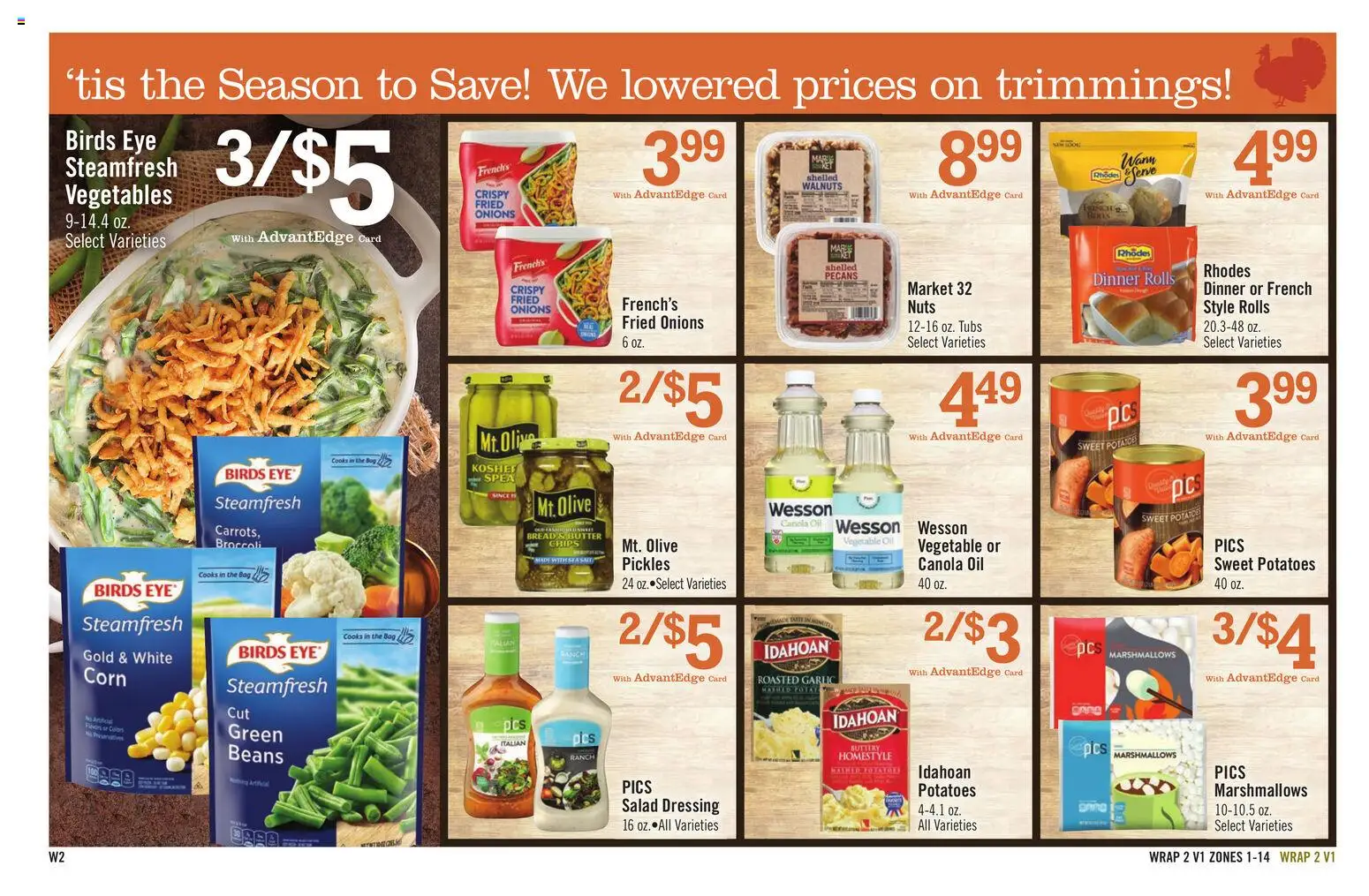 Price Chopper Weekly Ad - valid from 16.11.2025 | Page: 14 | Products: Broccoli, Bread, Vegetables, Garlic