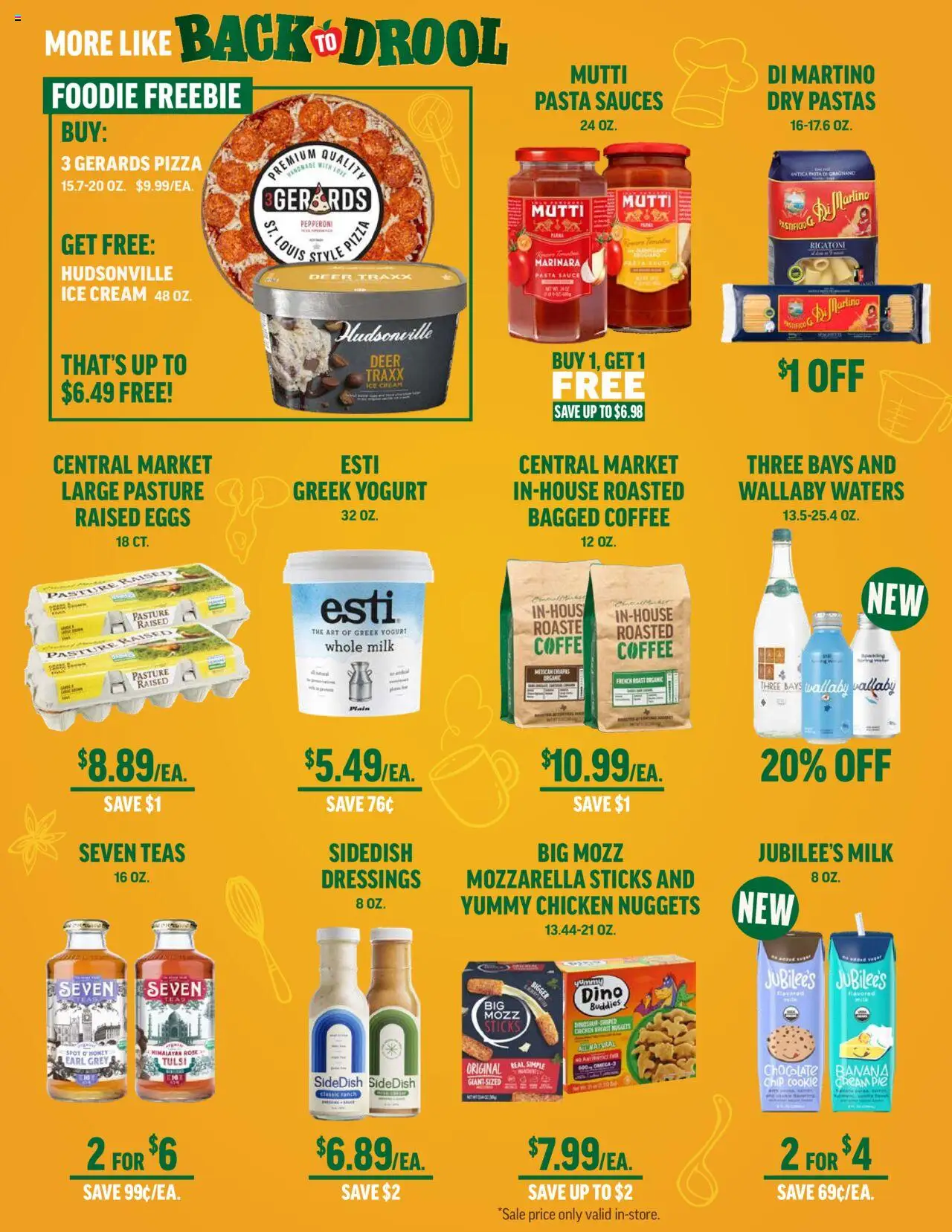 Central Market Weekly Ad - valid from 13.08.2025 | Page: 3 | Products: Yogurt, Chocolate, Cream, Sauce