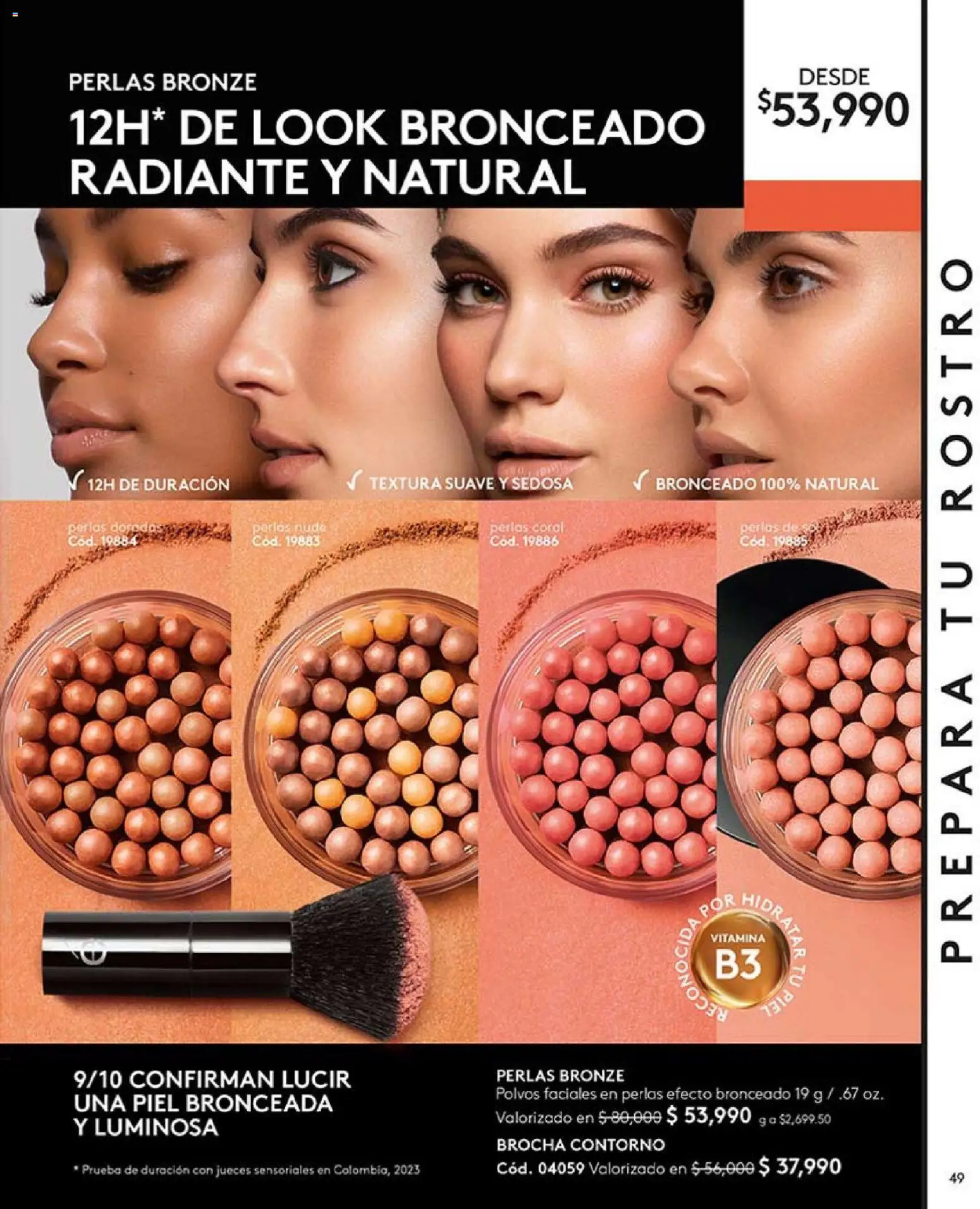 Ésika revista - valida desde el 01.01.2026 | Página: 49 | Productos: Brocha, Contorno