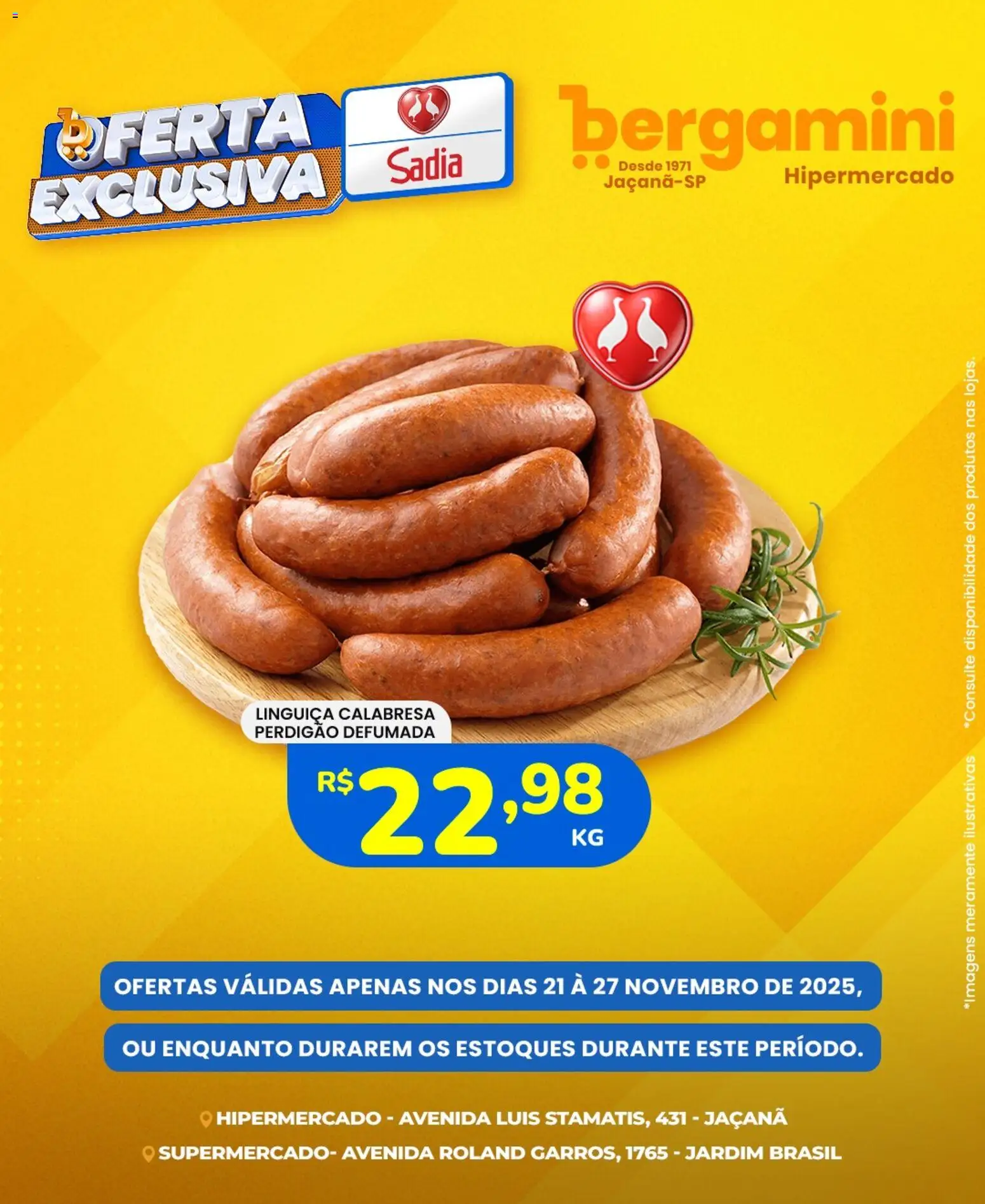 Supermercado Bergamini Folheto - válido de 21.11.2025 | Página: 4 | Produtos: Linguiça