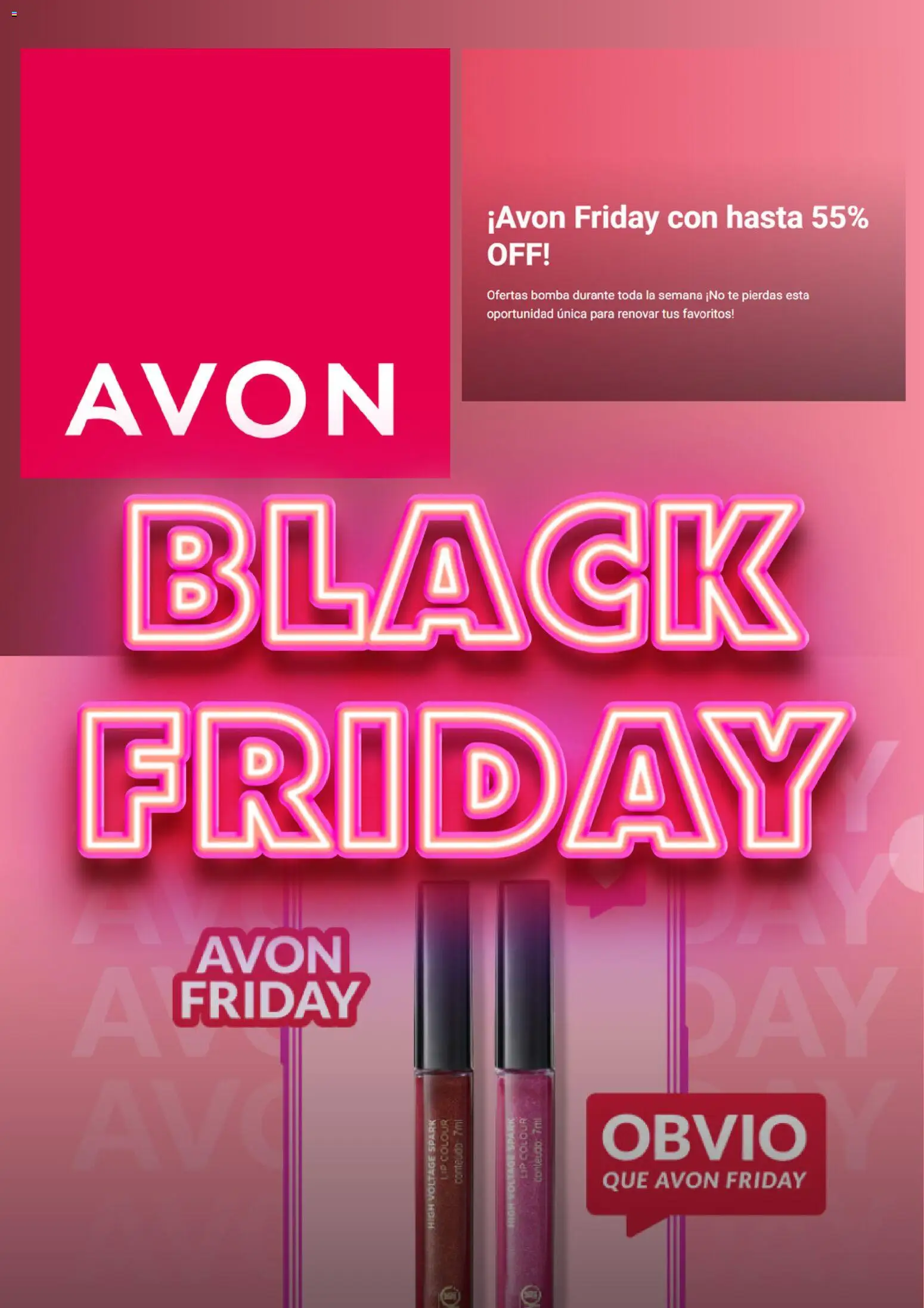 AVON - Black Fraiday │ válido desde el 25.11.2025 | Página: 1