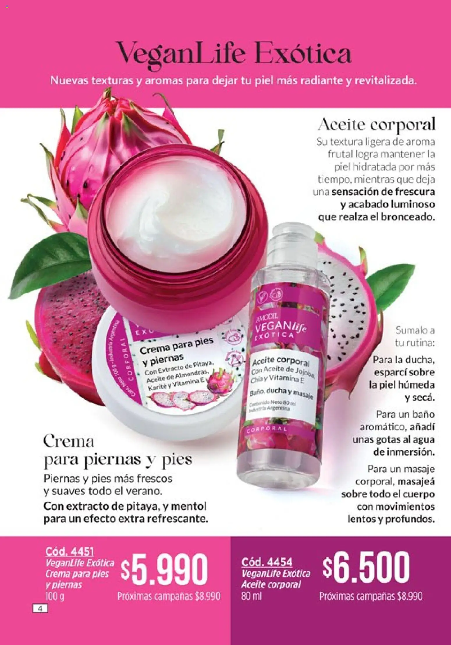 Amodil - Campaña 18/2025 │ válido desde el 30.11.2025 | Página: 4 | Productos: Sobre, Aceite, Agua, Crema